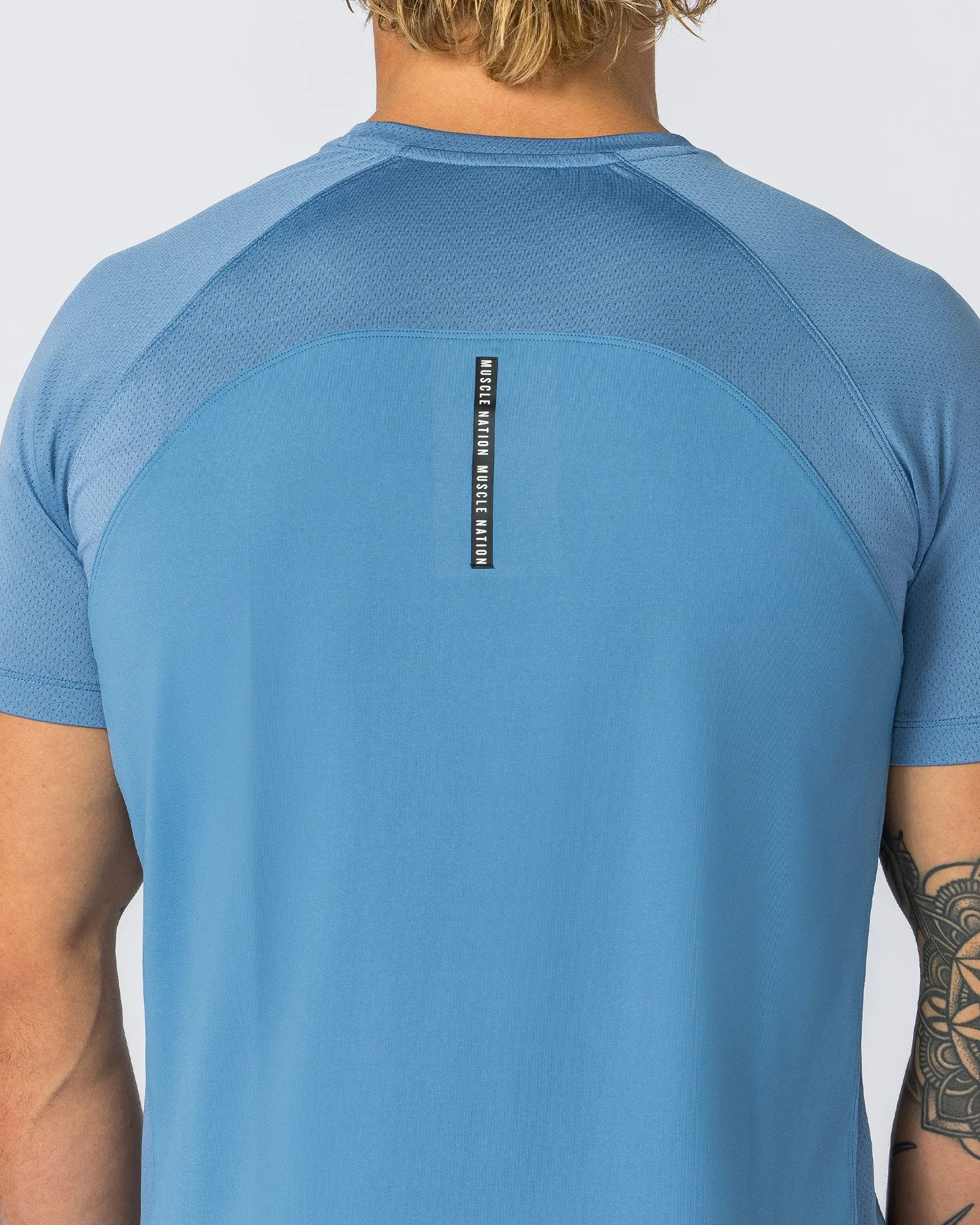 Ventilation Tee - Elemental Blue sold by Muscle Nation product image thumbnail 2