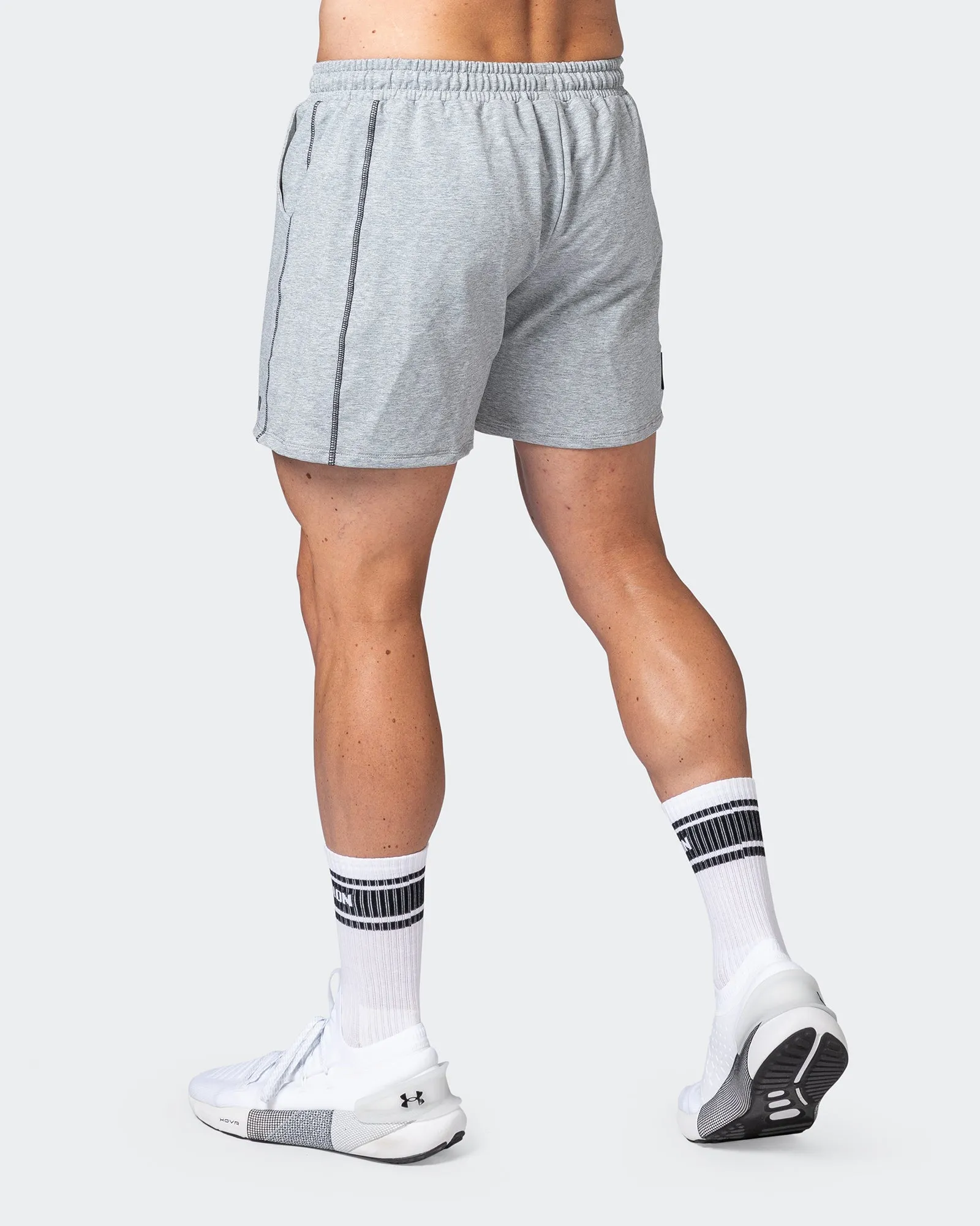 Classic Squat Shorts - Grey Marl sold by Muscle Nation product image thumbnail 5