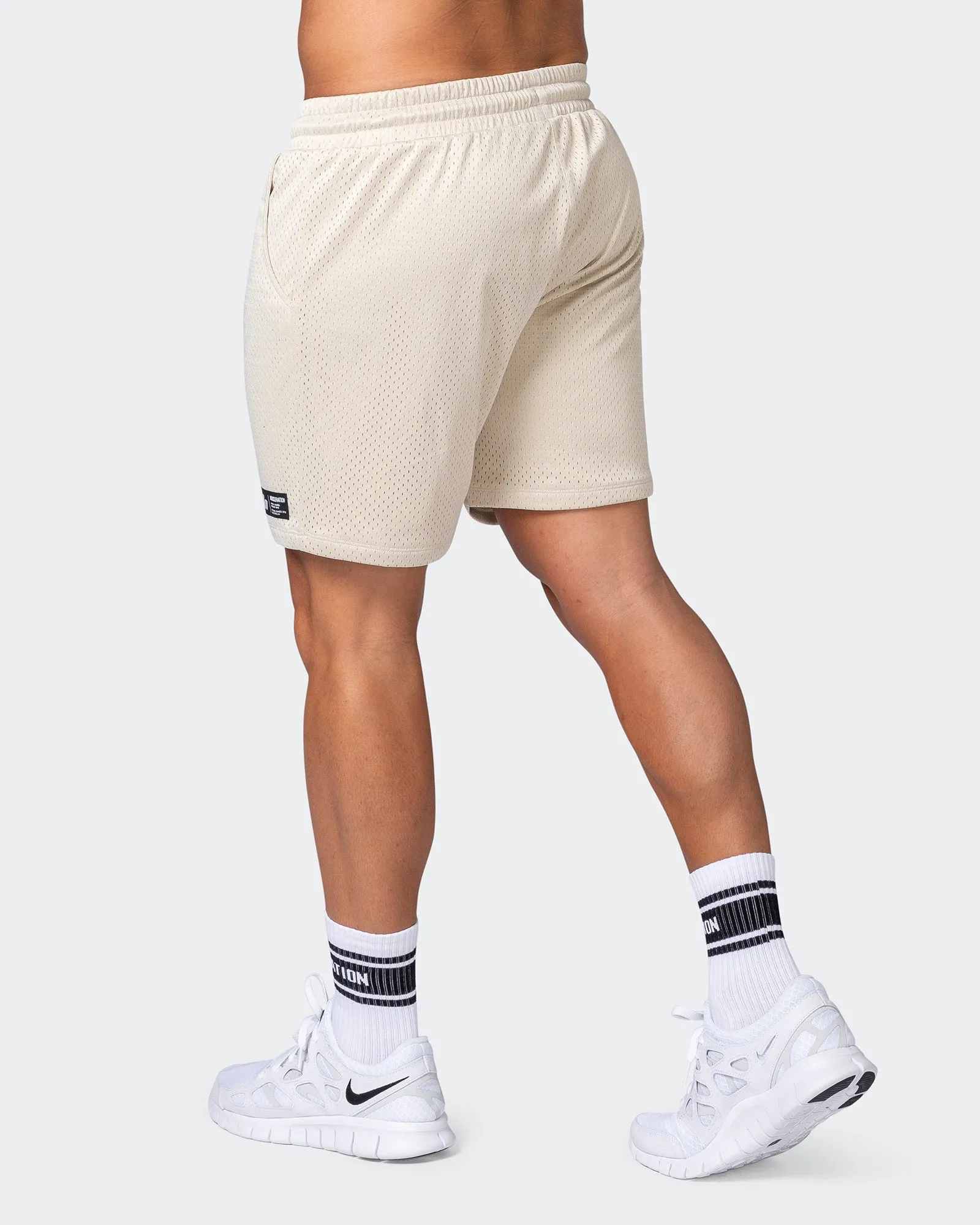 Lay Up 5" Shorts - Cream sold by Muscle Nation product image thumbnail 4