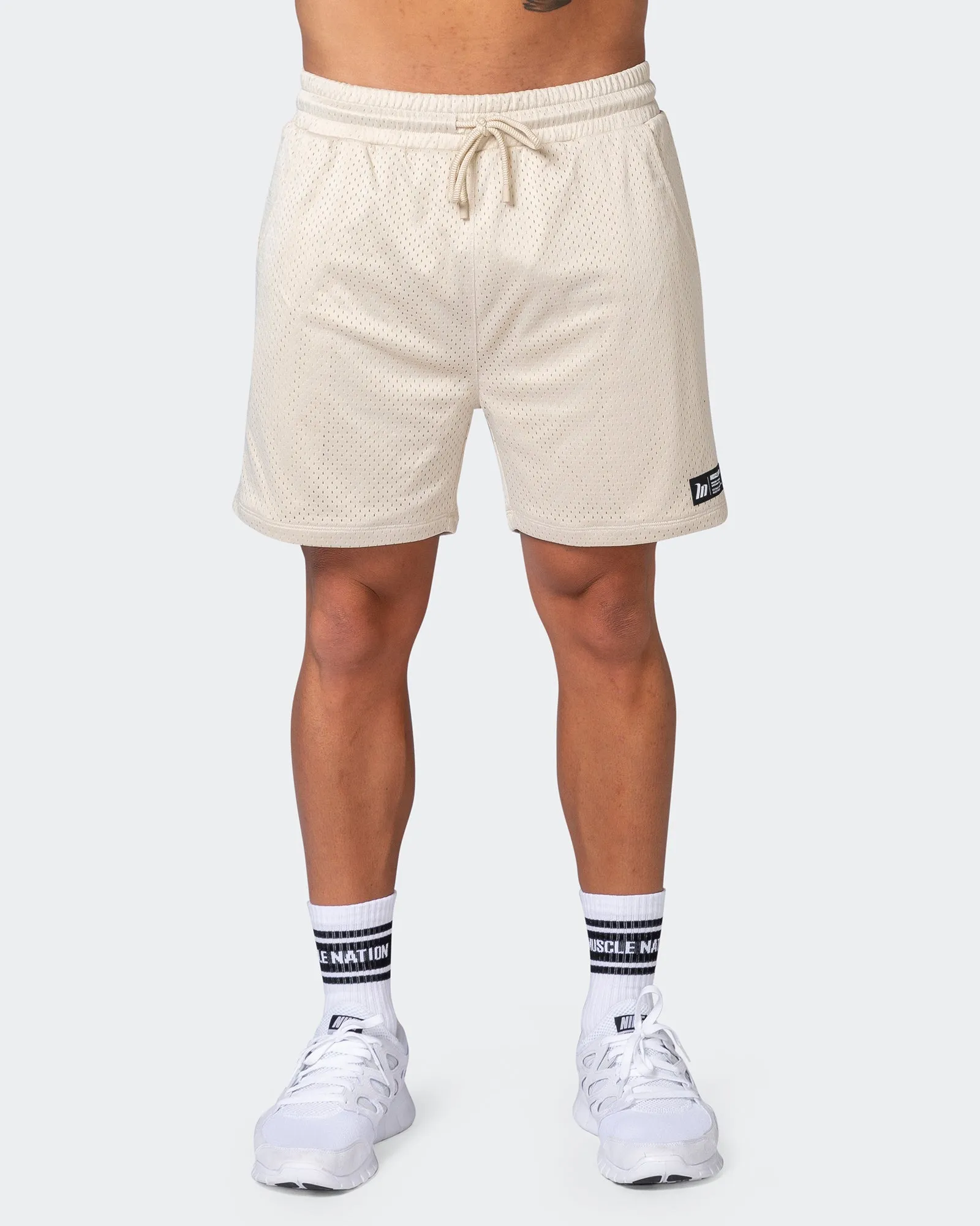 Lay Up 5" Shorts - Cream sold by Muscle Nation product image thumbnail 2