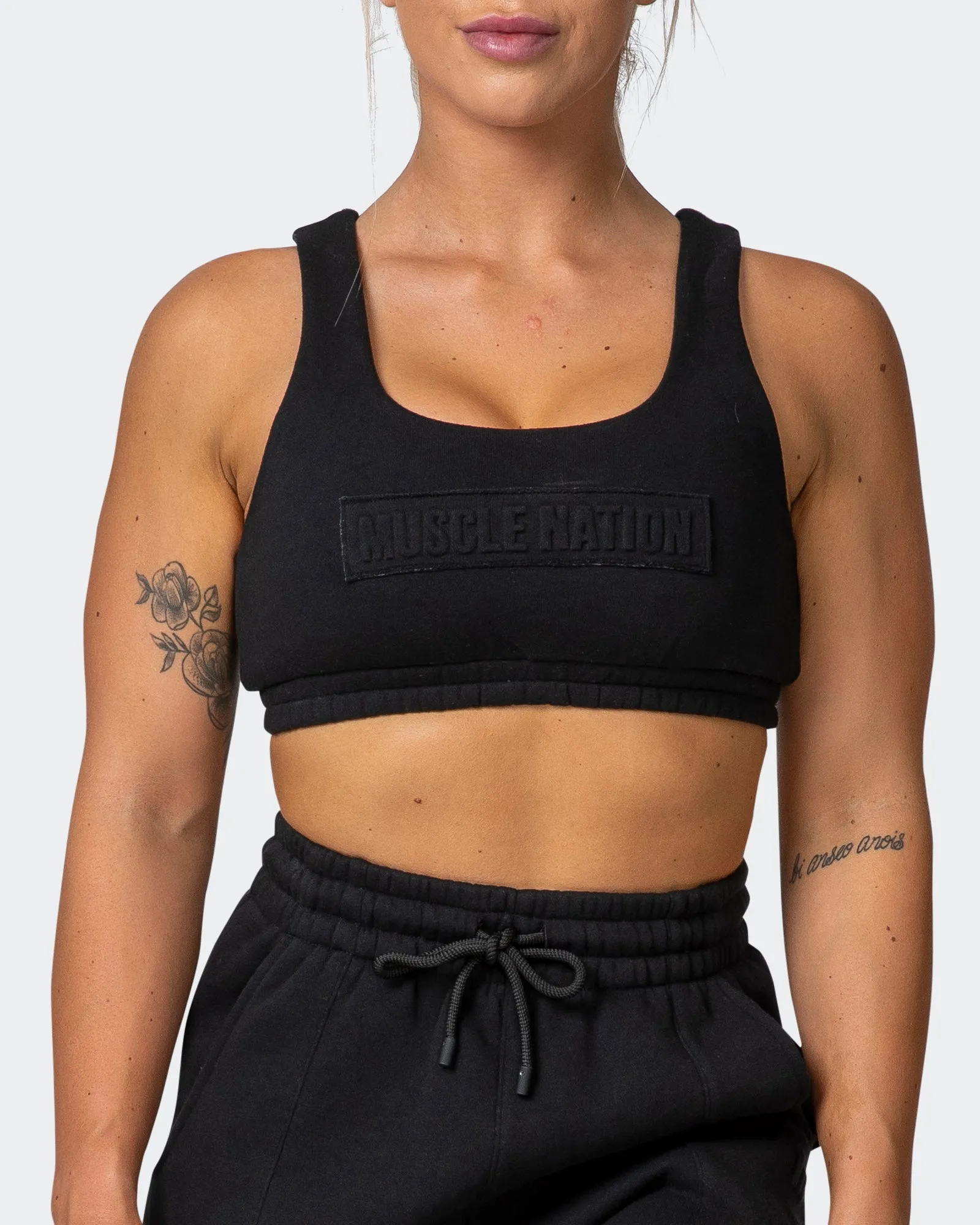 Lounge Crop - Black sold by Muscle Nation product image thumbnail 2