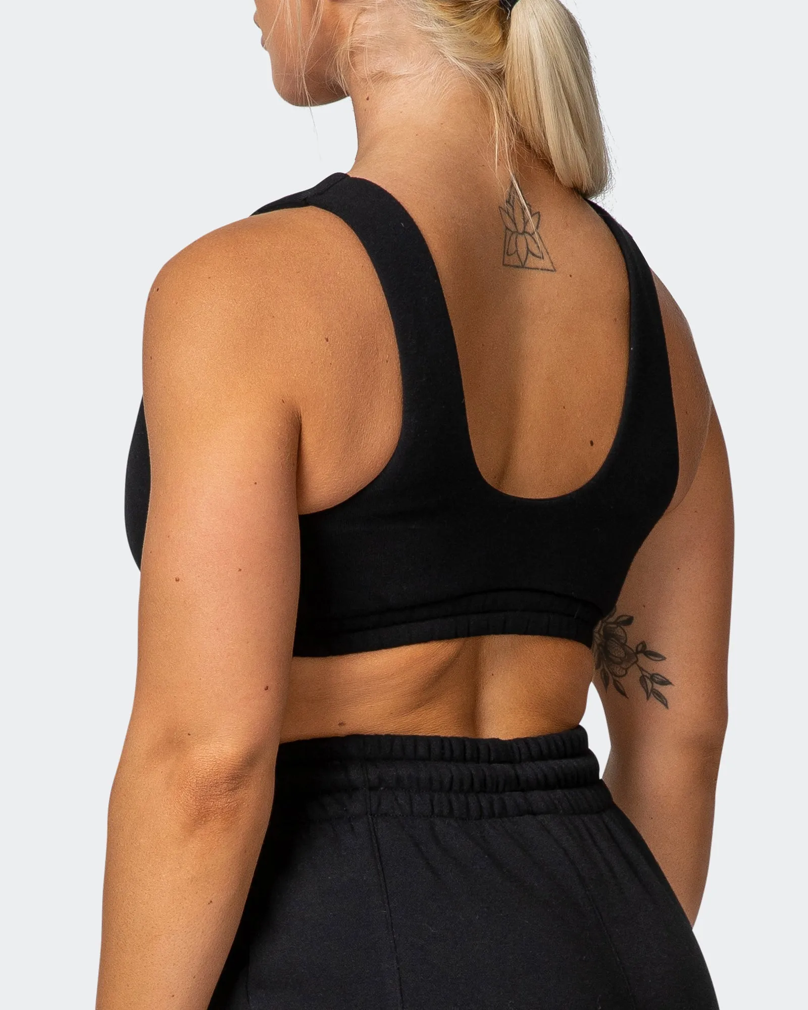 Lounge Crop - Black sold by Muscle Nation product image thumbnail 5