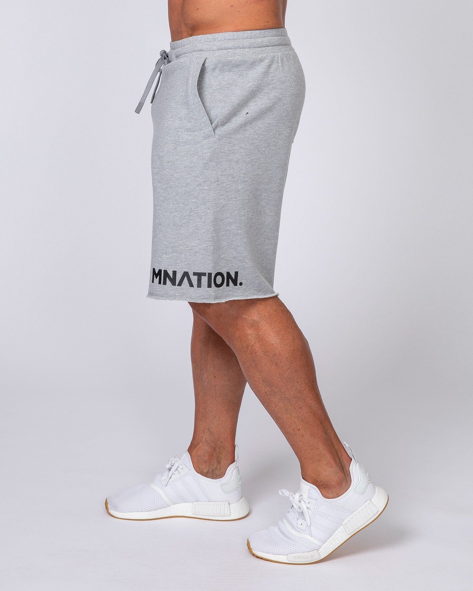 Relaxed Shorts - Grey sold by Muscle Nation product image thumbnail 5