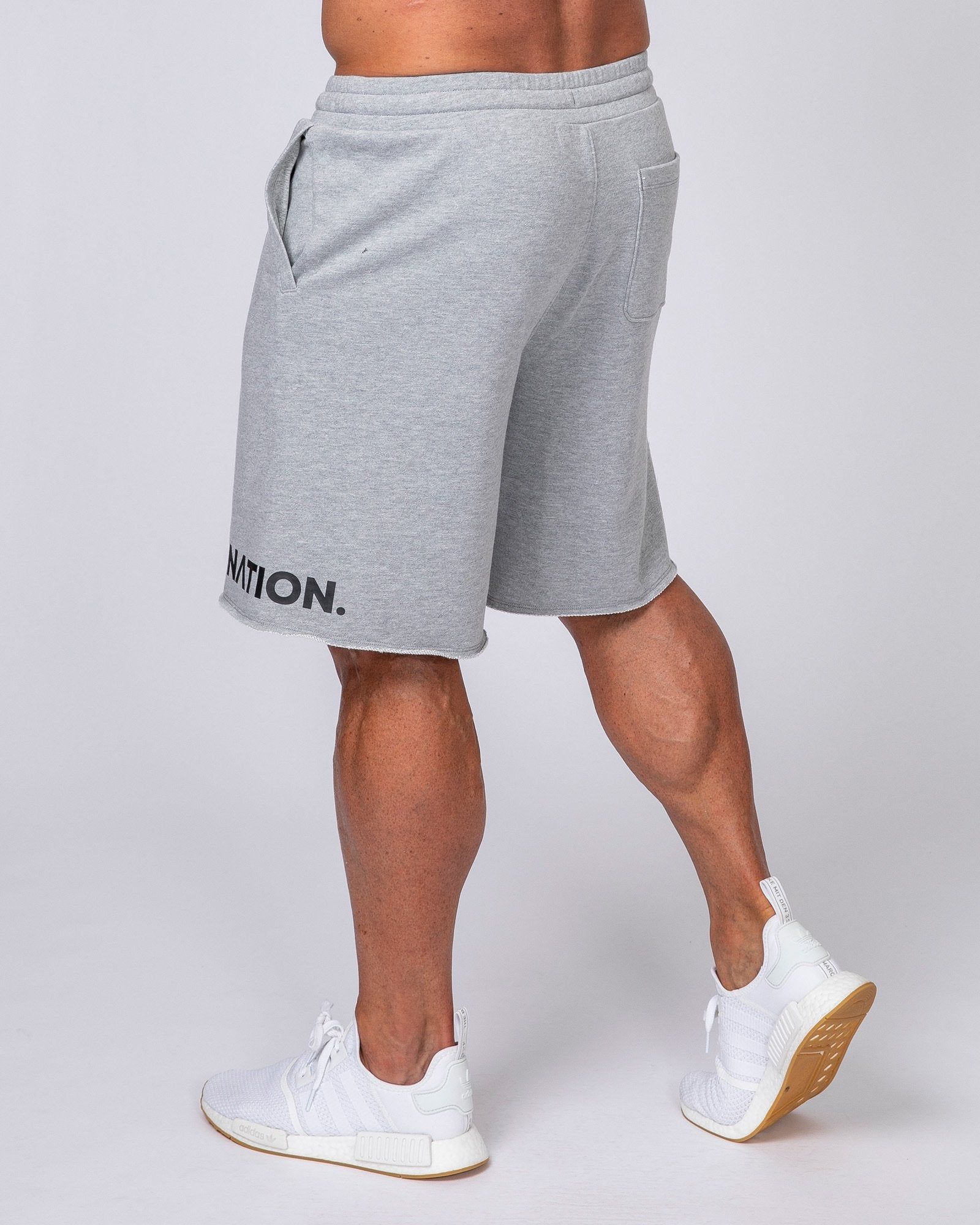 Relaxed Shorts - Grey sold by Muscle Nation product image thumbnail 3