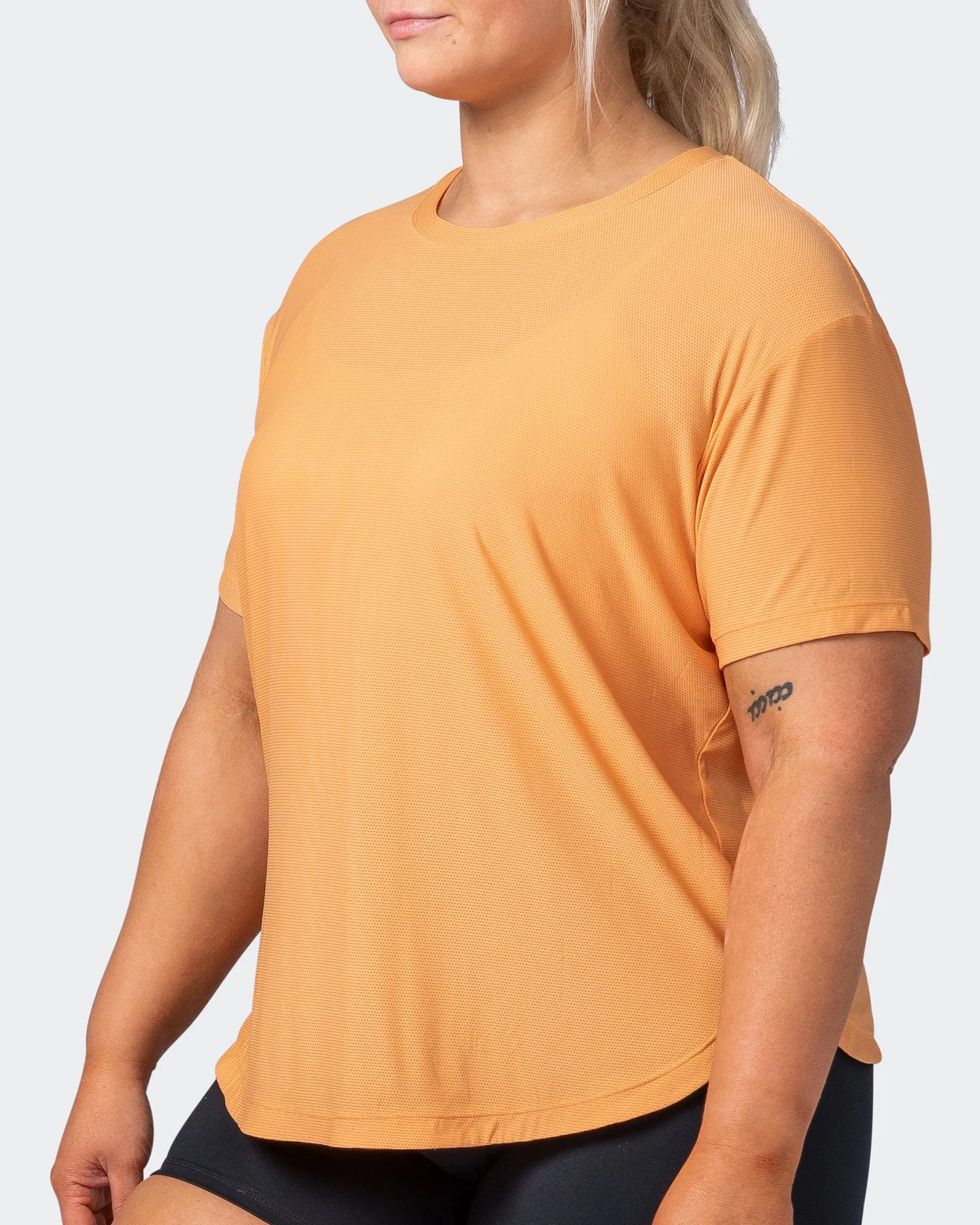 Level Up Training Tee - Apricot sold by Muscle Nation product image thumbnail 3