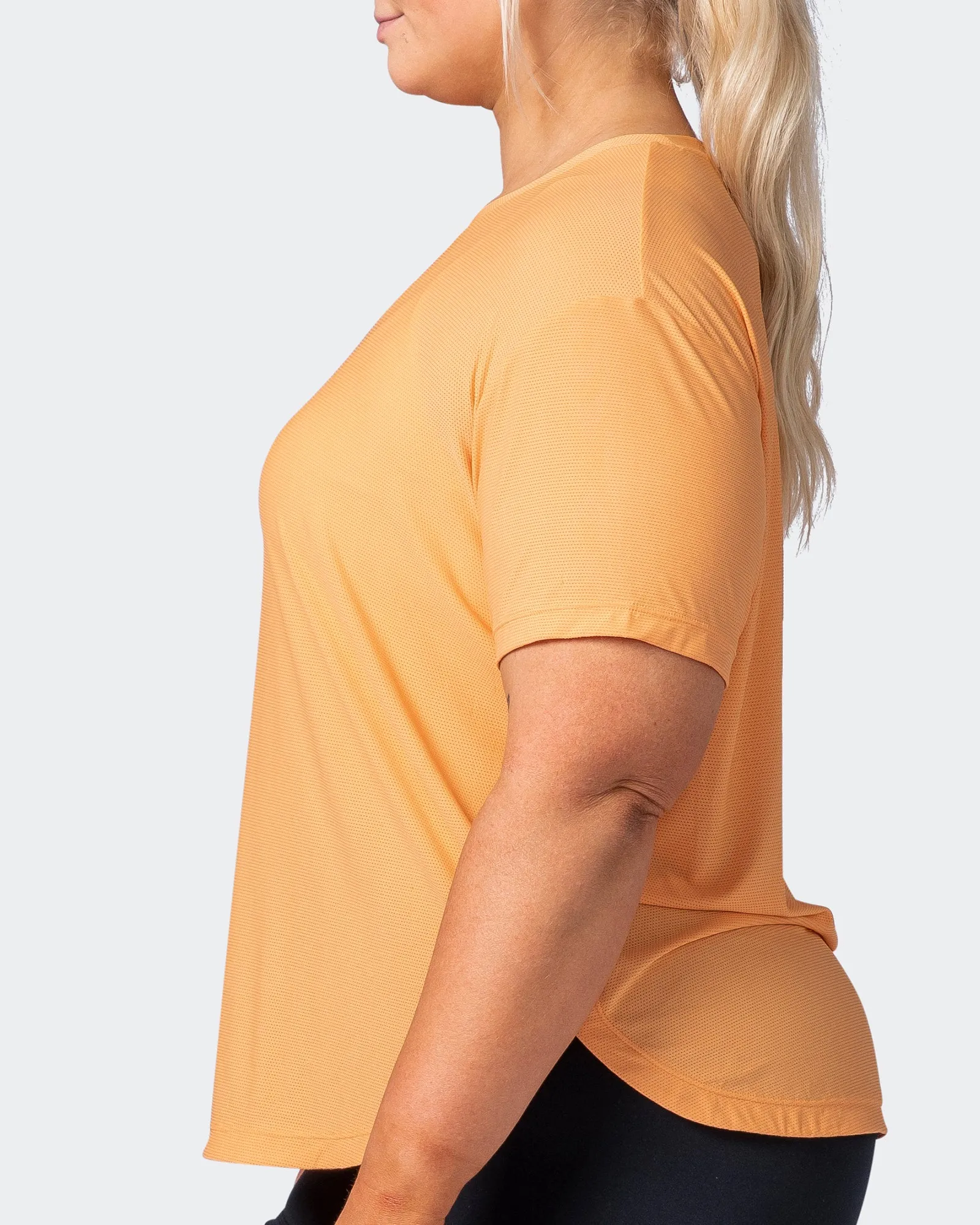 Level Up Training Tee - Apricot sold by Muscle Nation product image thumbnail 4