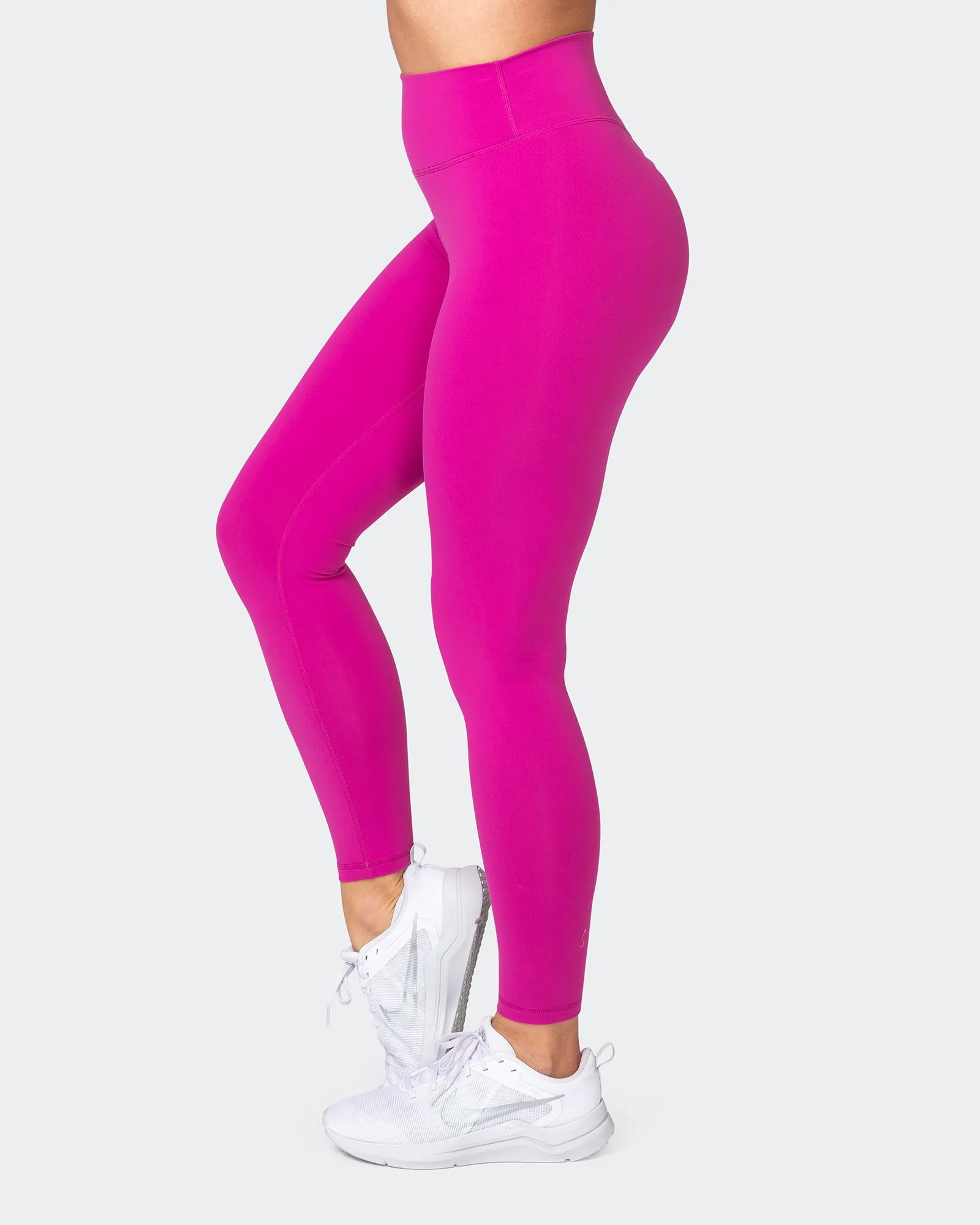Signature Scrunch Ankle Length Leggings - Neon Grape sold by Muscle Nation product image thumbnail 4