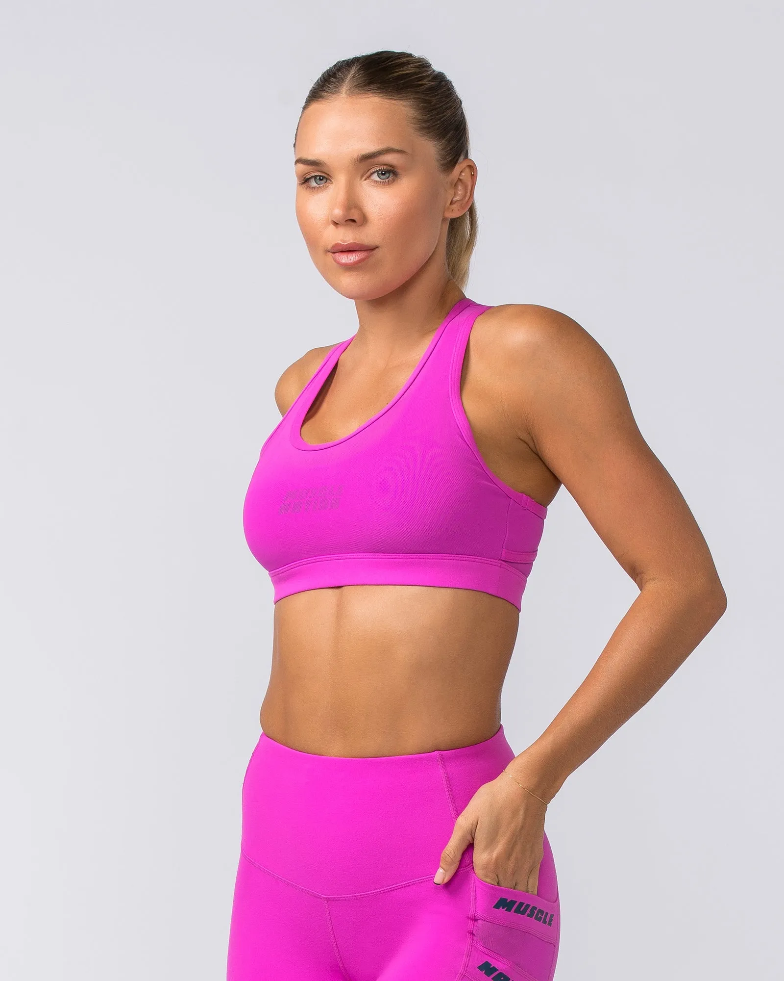 Amplify Bra - Hyper Fuchsia sold by Muscle Nation product image thumbnail 3