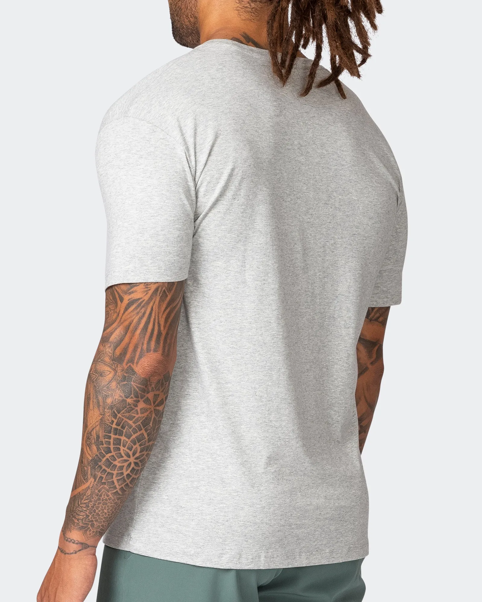 Strike Tee - Light Grey Marl sold by Muscle Nation product image thumbnail 5