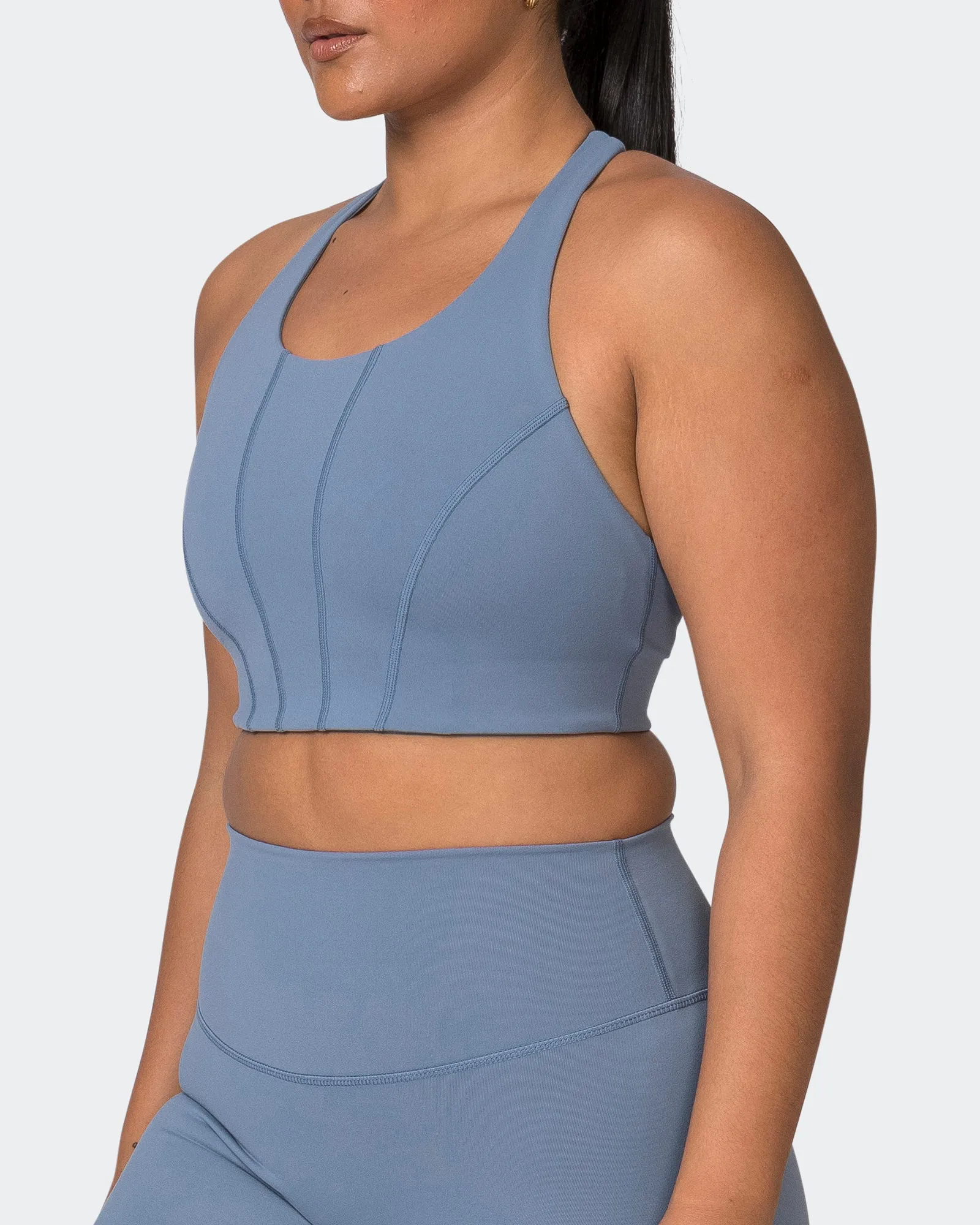 Snatched Bra - Stone Blue sold by Muscle Nation product image thumbnail 3