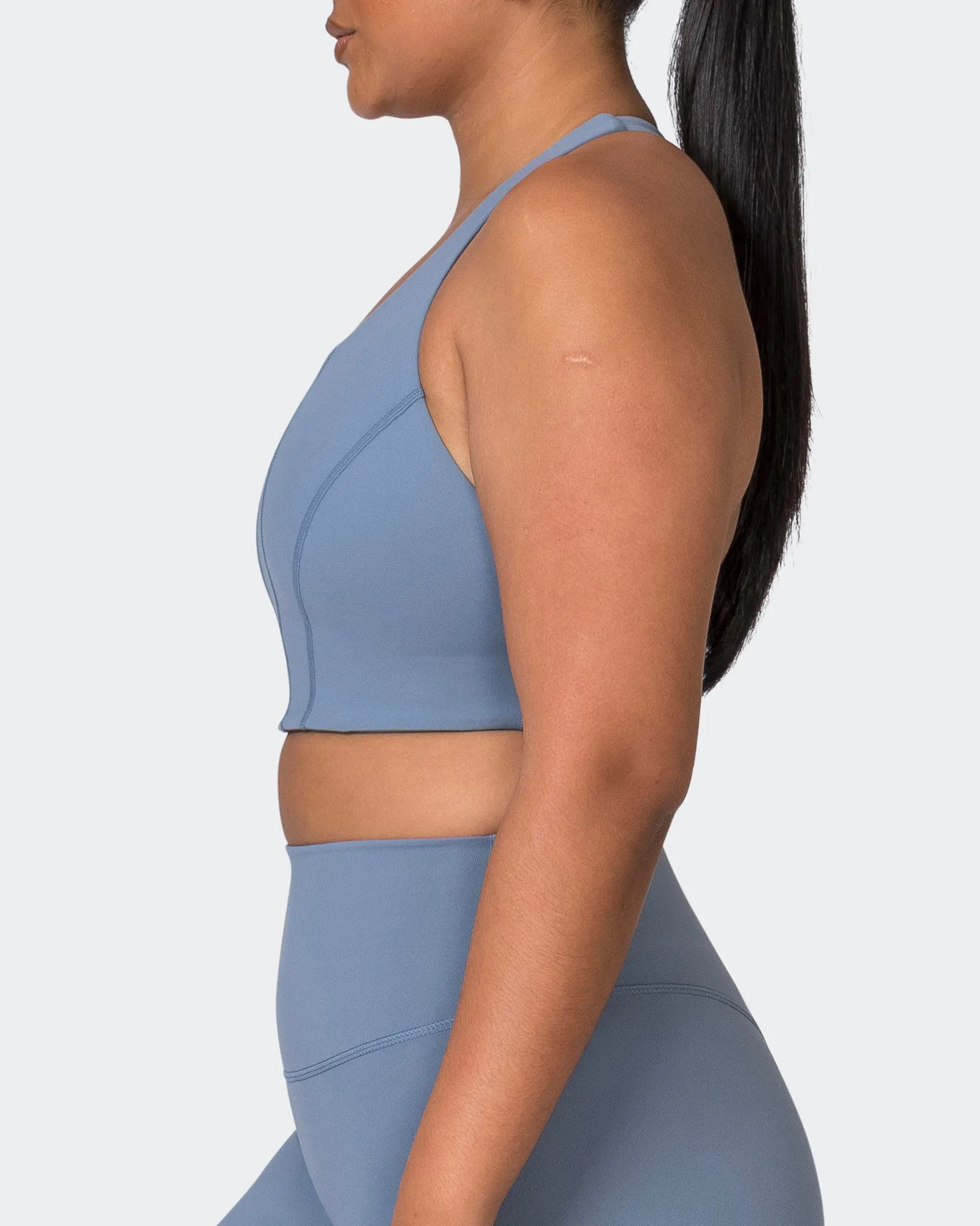 Snatched Bra - Stone Blue sold by Muscle Nation product image thumbnail 4