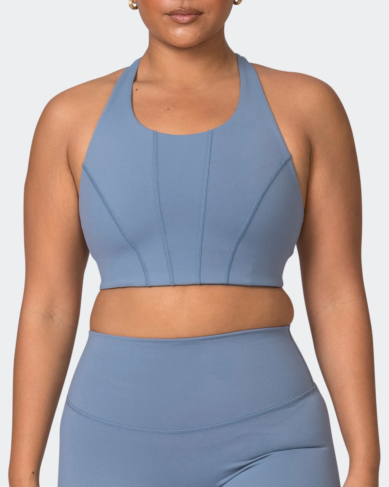Snatched Bra - Stone Blue sold by Muscle Nation product image thumbnail 2