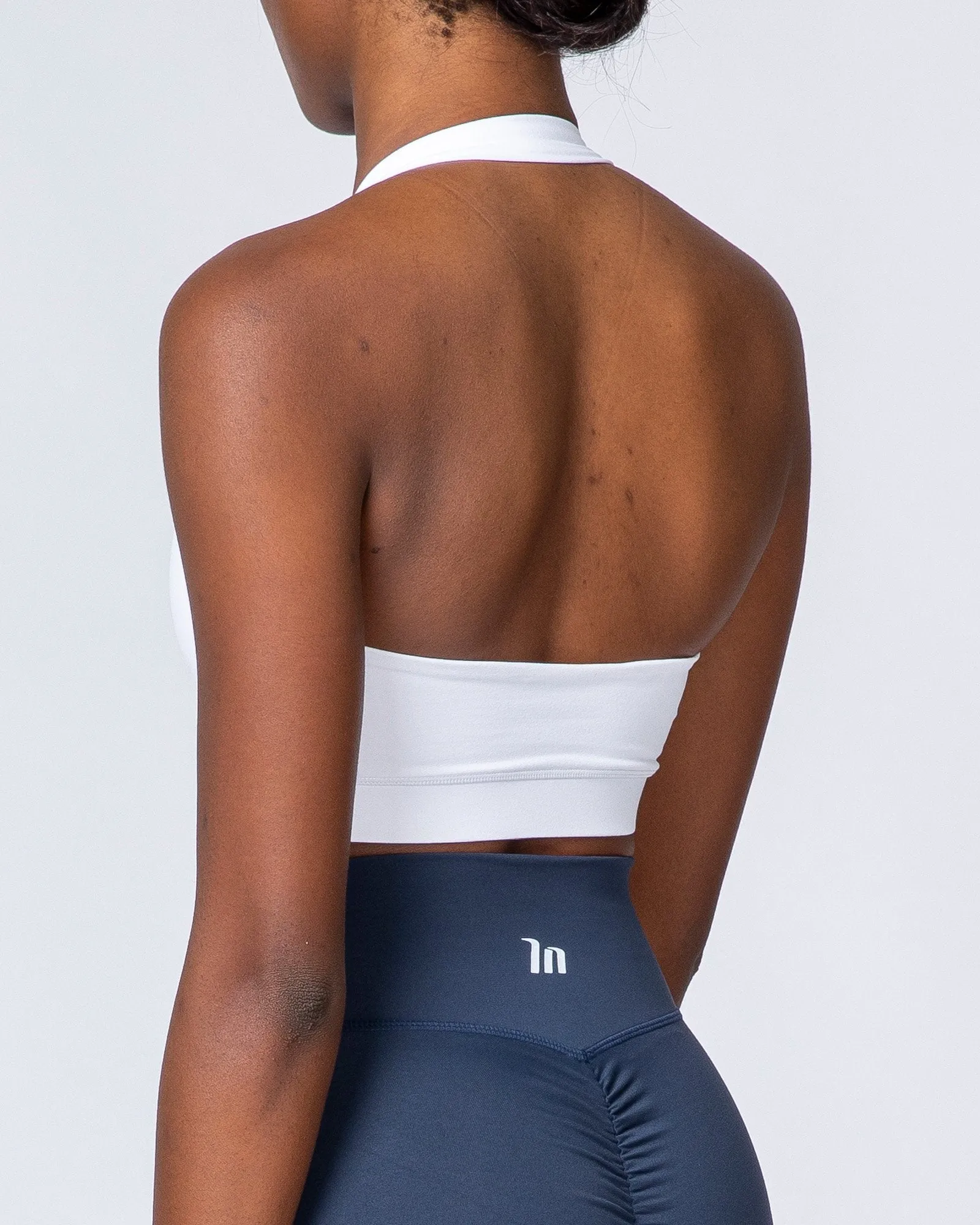 Halter Bra - White sold by Muscle Nation product image thumbnail 4