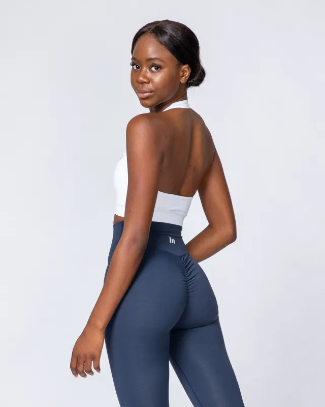 Halter Bra - White sold by Muscle Nation