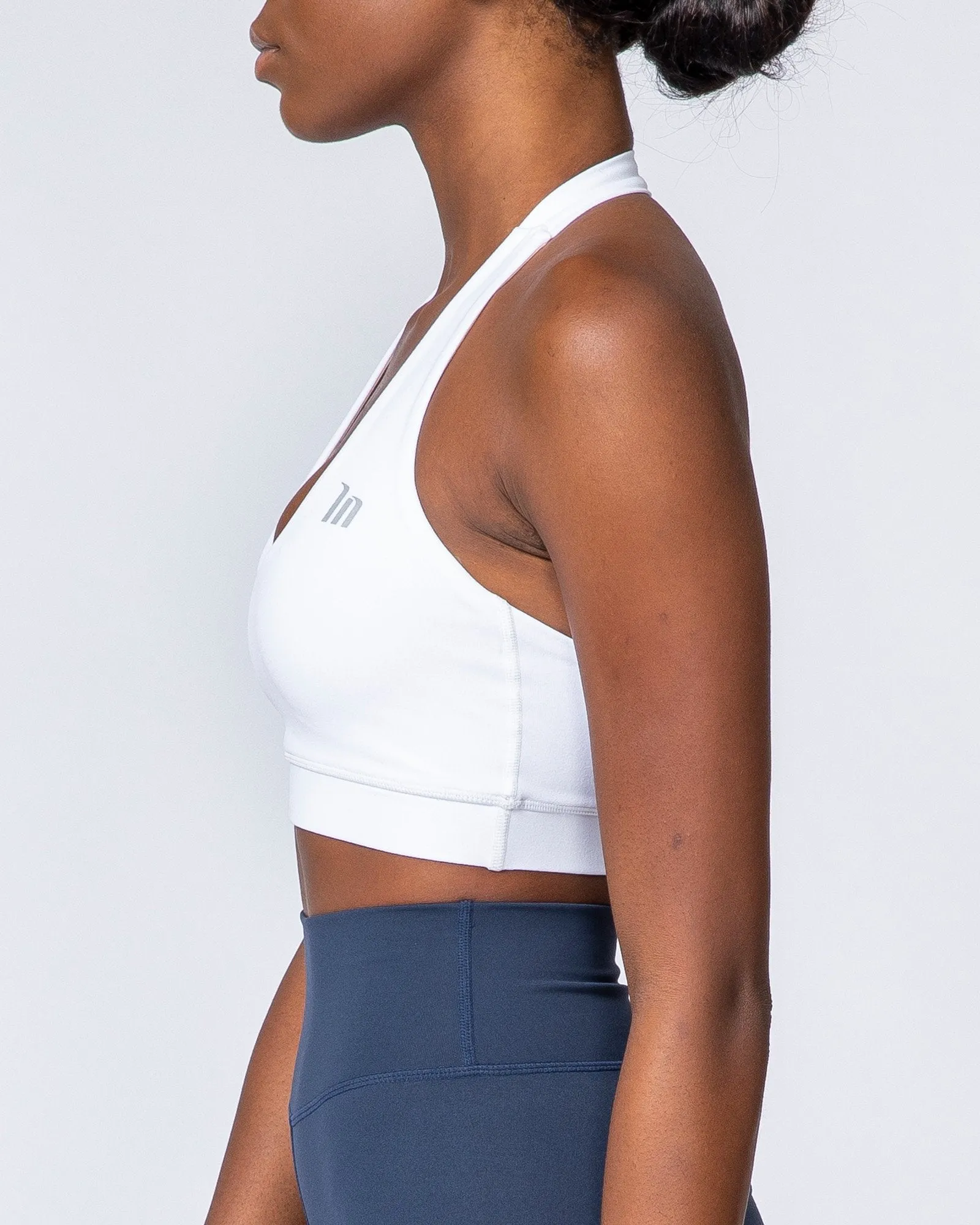 Halter Bra - White sold by Muscle Nation product image thumbnail 5