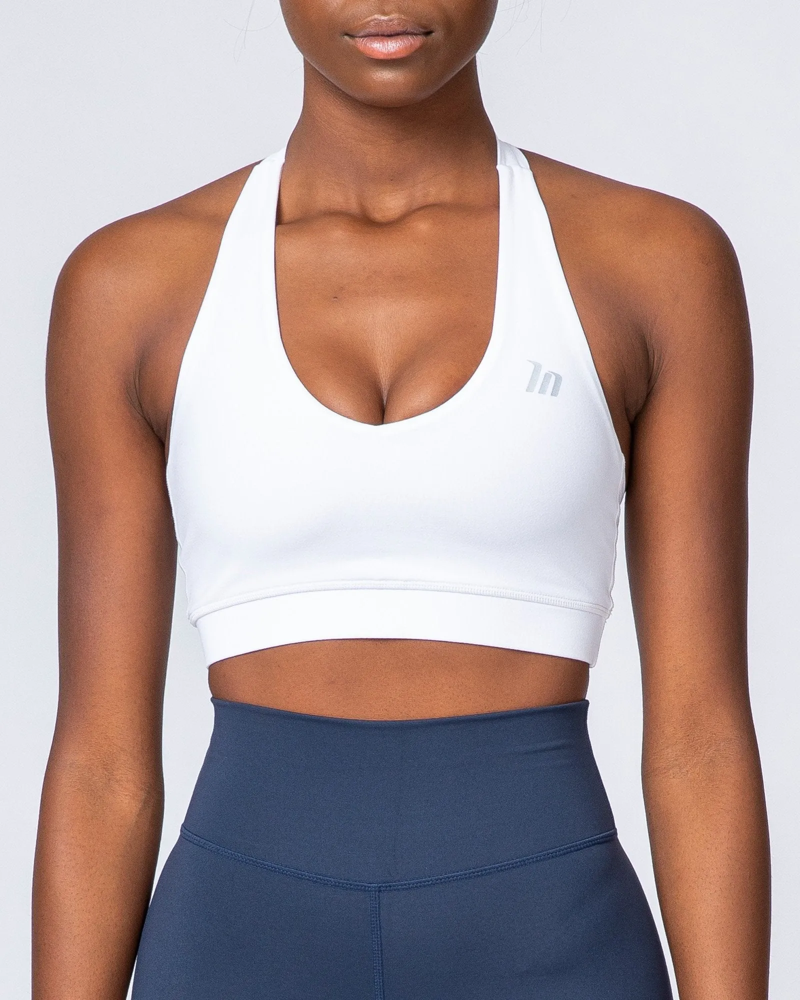 Halter Bra - White sold by Muscle Nation product image thumbnail 2