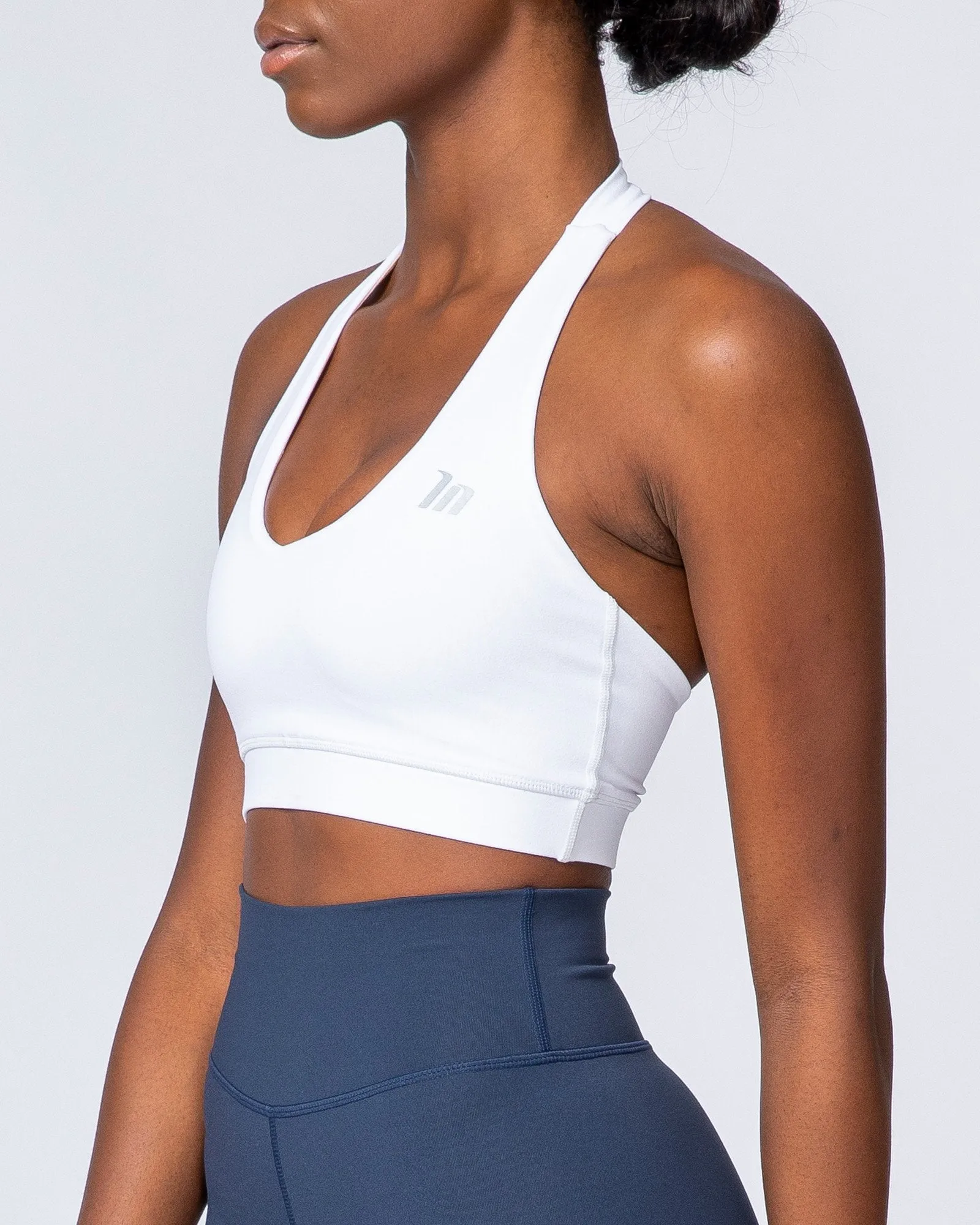 Halter Bra - White sold by Muscle Nation product image thumbnail 3