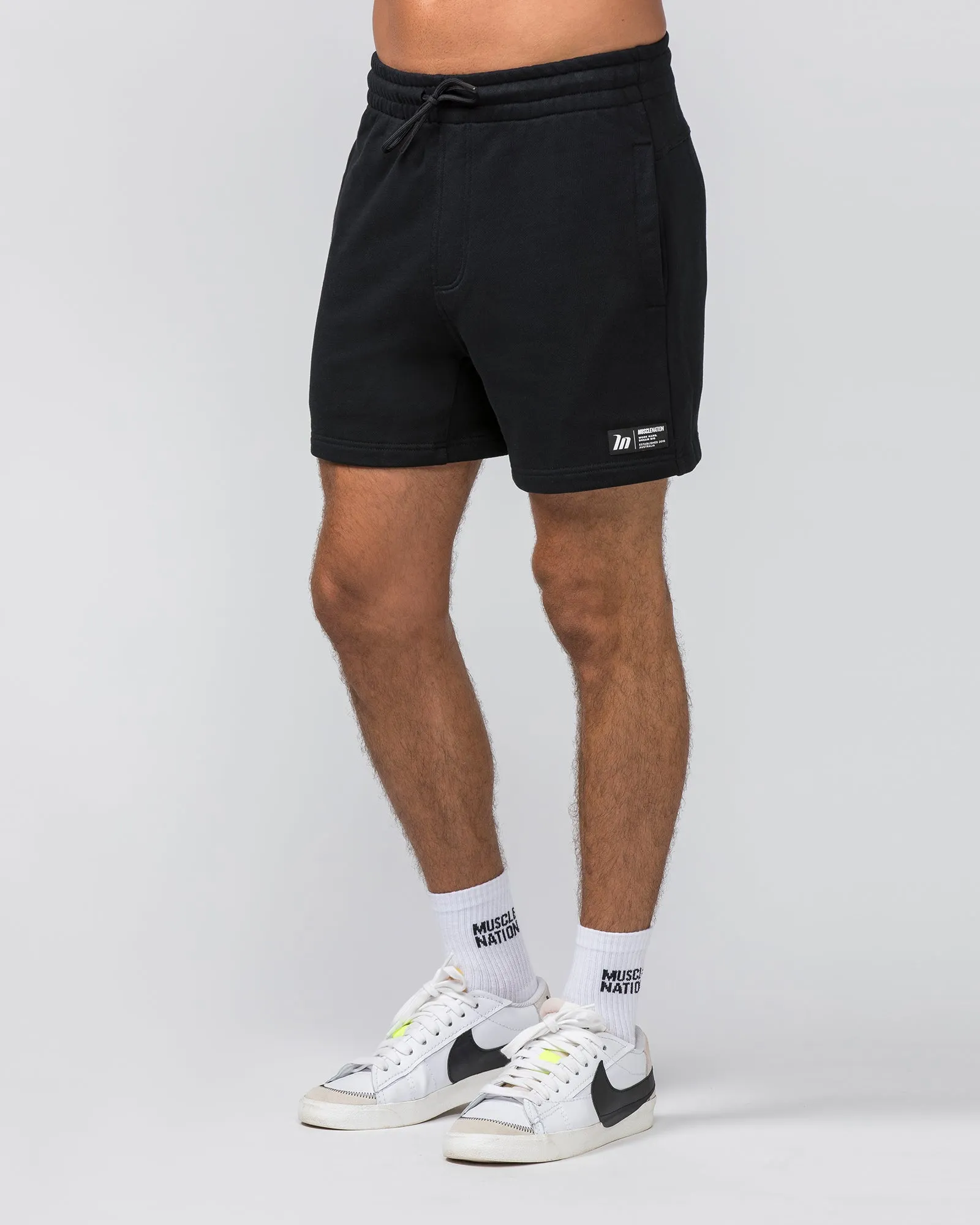 Sweat 5" Shorts - Black sold by Muscle Nation product image thumbnail 3