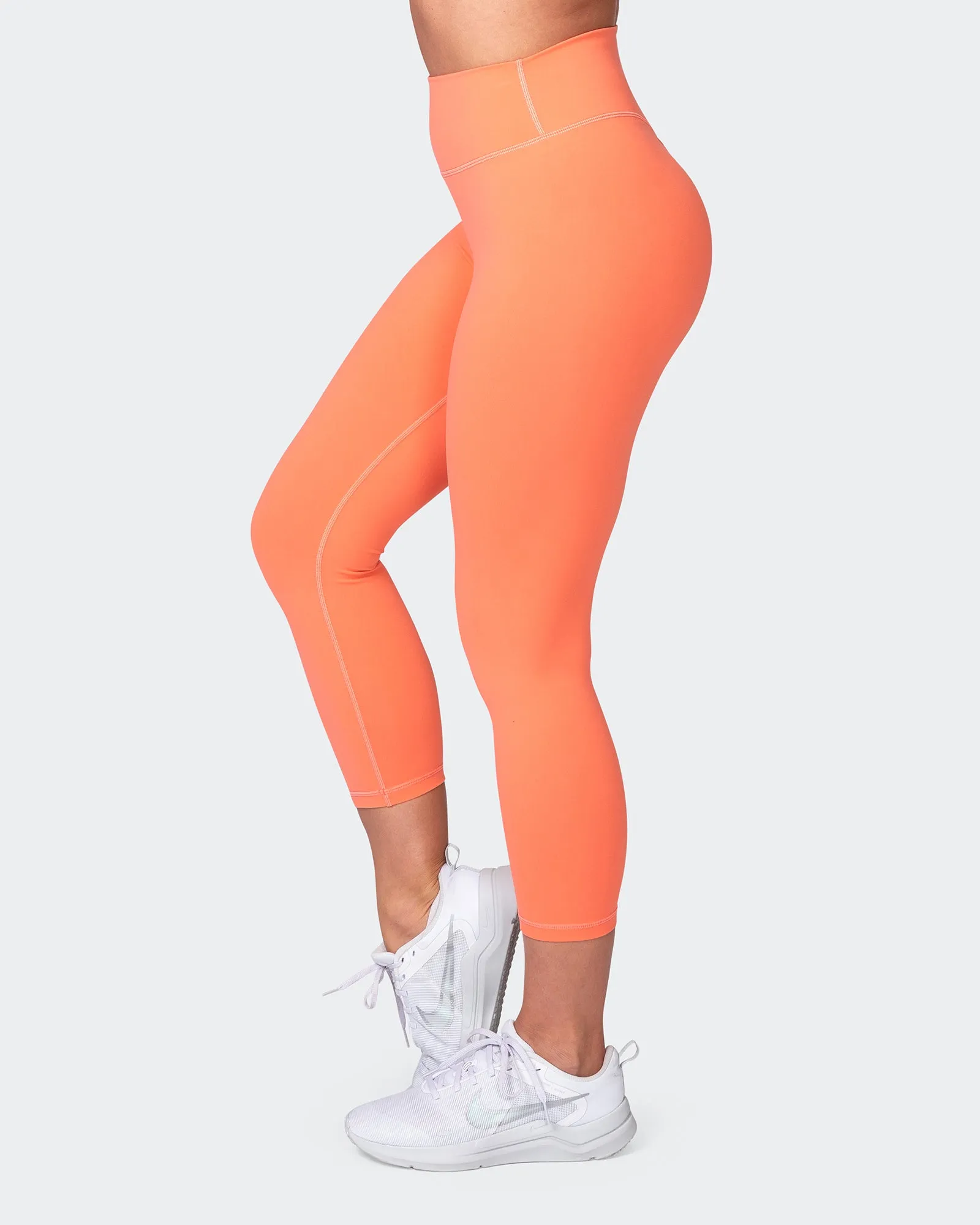 Signature Scrunch 7/8 Leggings - Hot Coral sold by Muscle Nation product image thumbnail 4