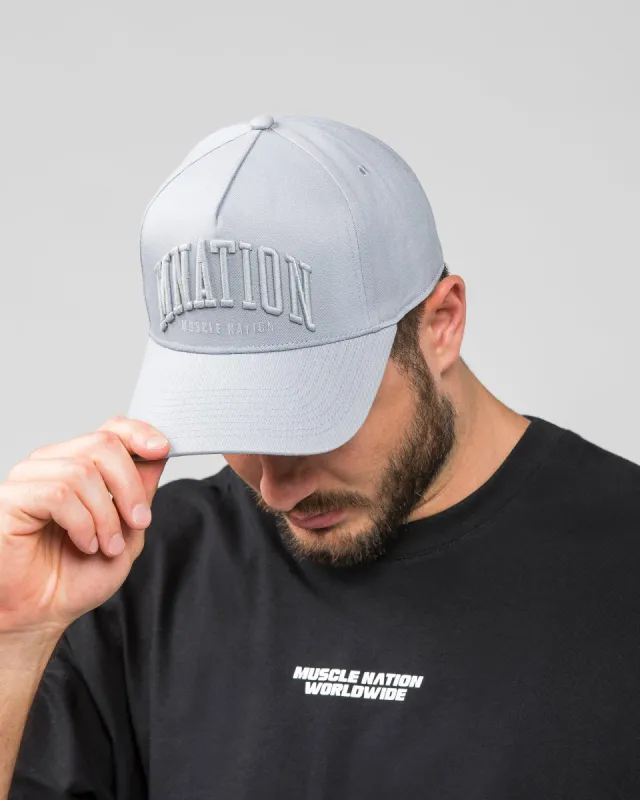 MN A-Frame Hat - Steel made by Muscle Nation