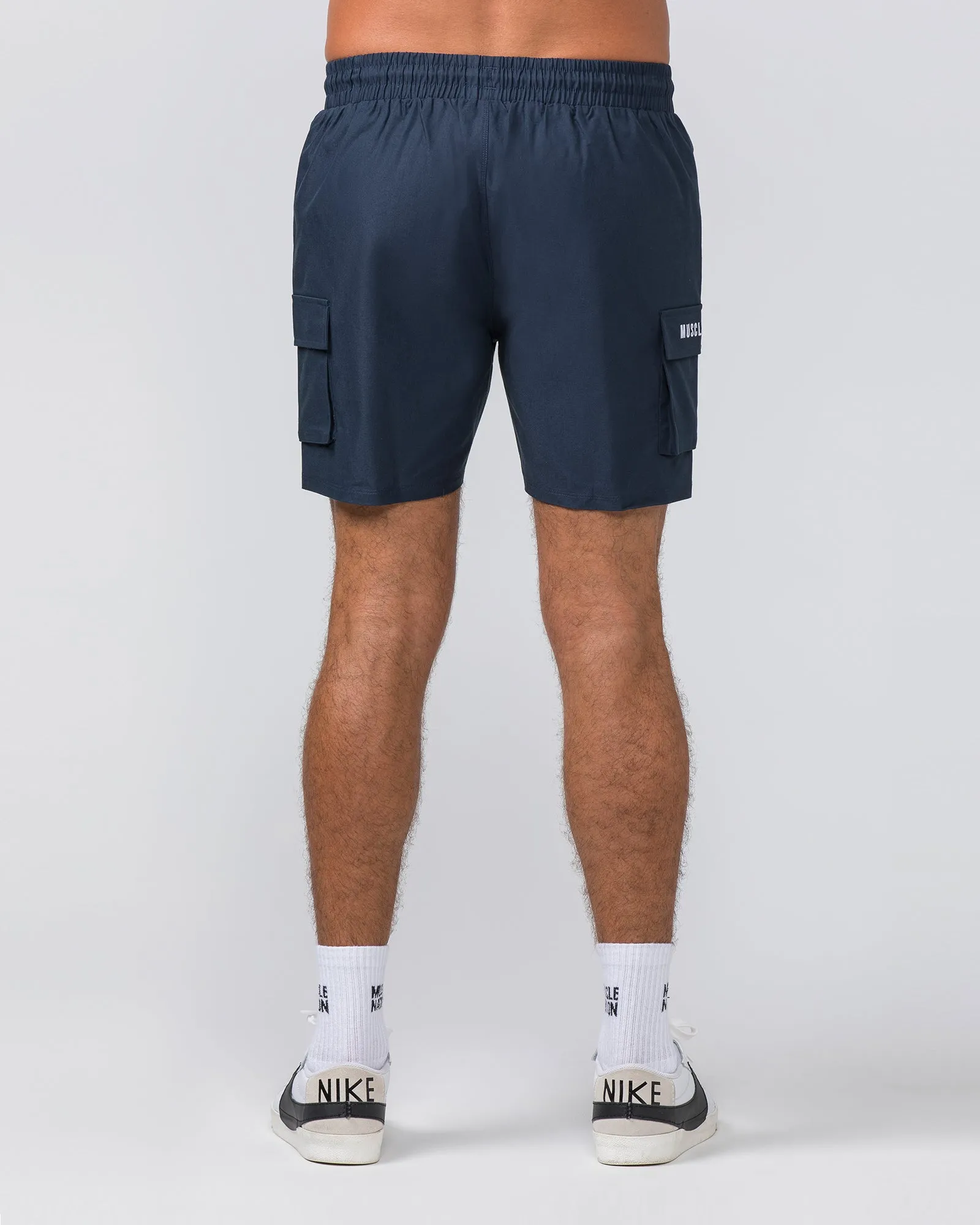 Daily Cargo 5" Shorts - Navy sold by Muscle Nation product image thumbnail 5