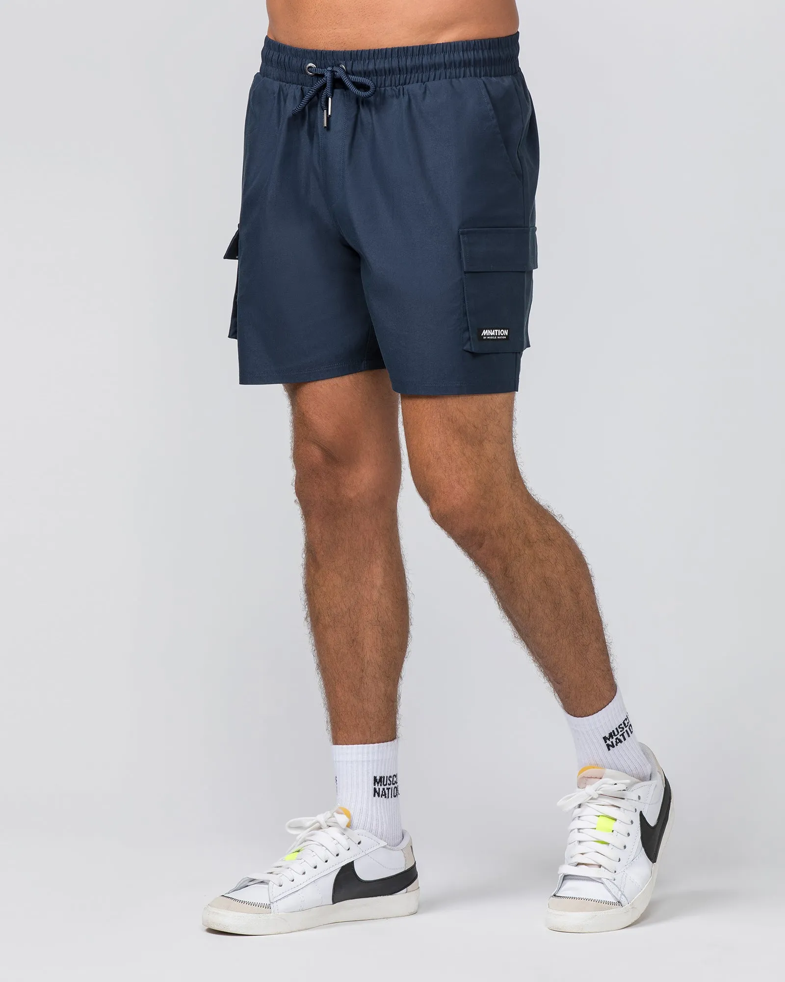 Daily Cargo 5" Shorts - Navy sold by Muscle Nation product image thumbnail 3