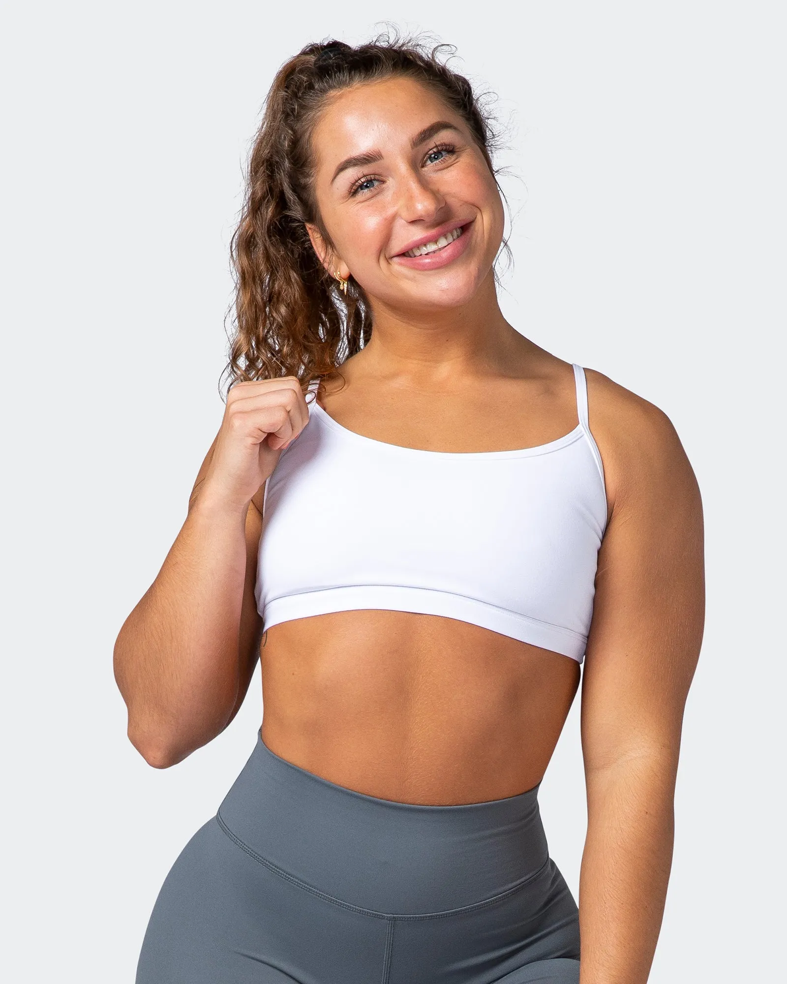 Accelerate Bra - White sold by Muscle Nation