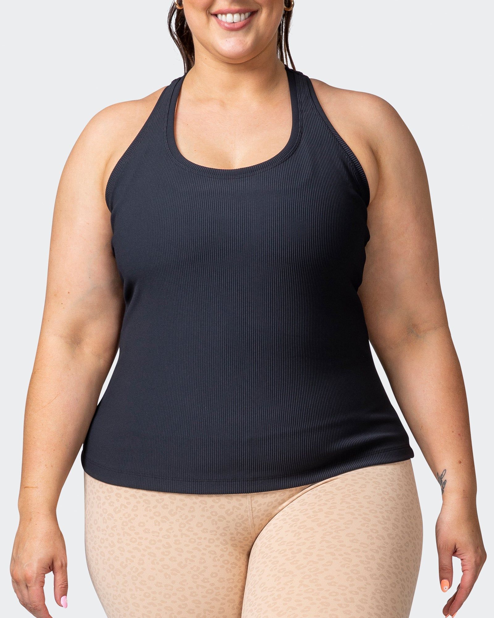 Classic Rib Tank - Black sold by Muscle Nation product image thumbnail 2