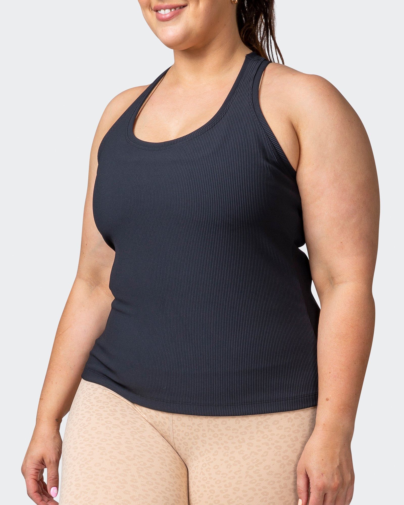 Classic Rib Tank - Black sold by Muscle Nation product image thumbnail 3