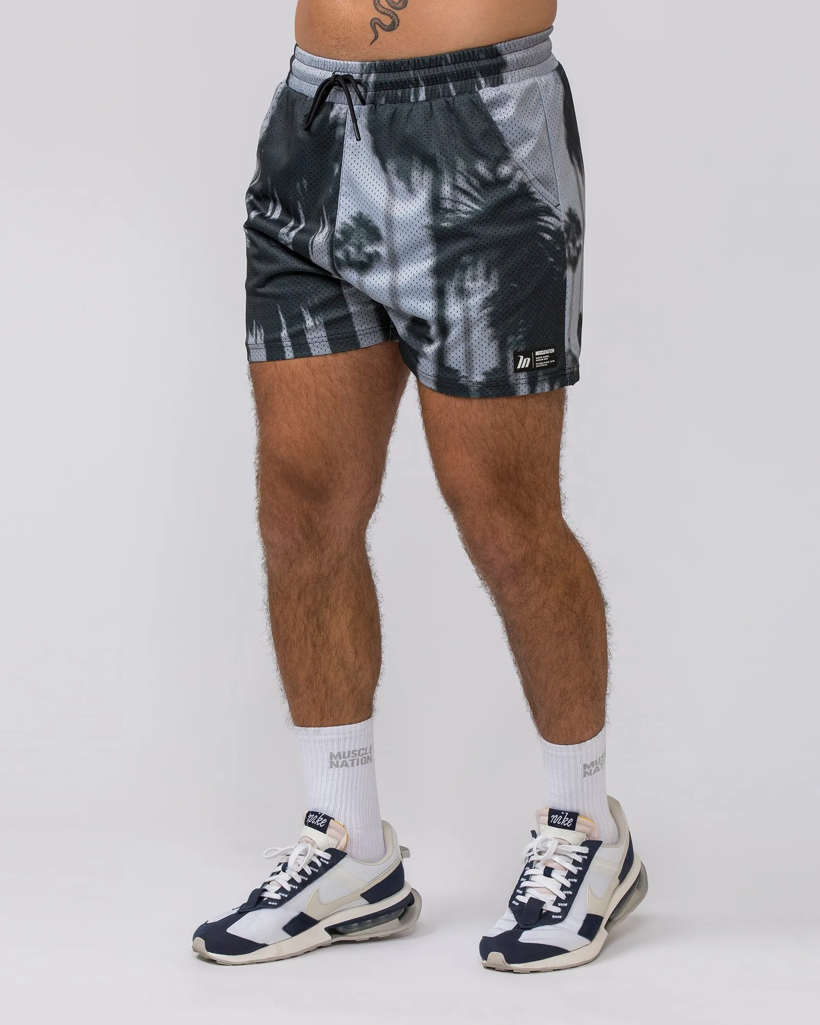 Lay Up 3.5" Shorts - Palm Tree Print sold by Muscle Nation product image thumbnail 3