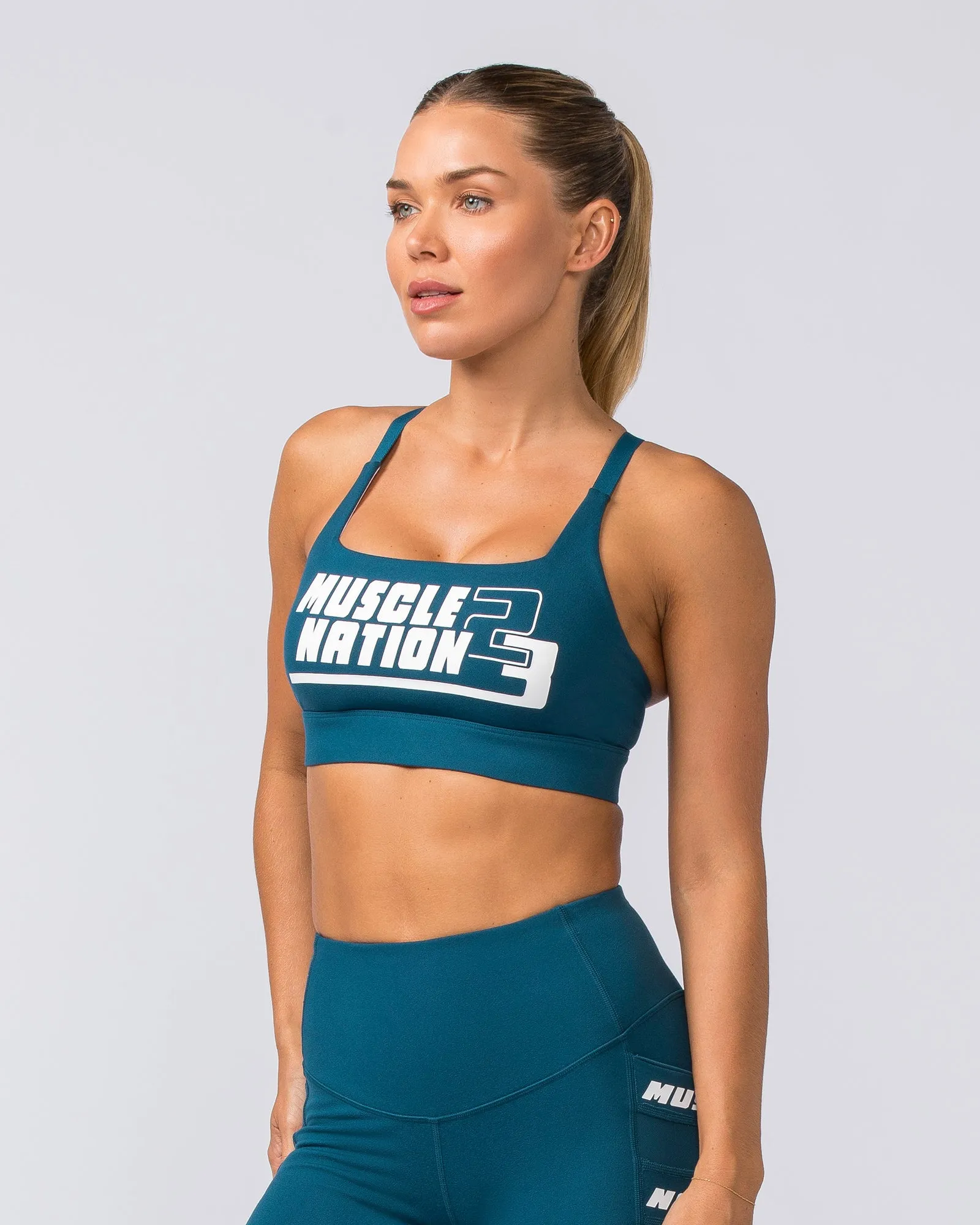 Ignite Bra - Tidal Teal sold by Muscle Nation product image thumbnail 3