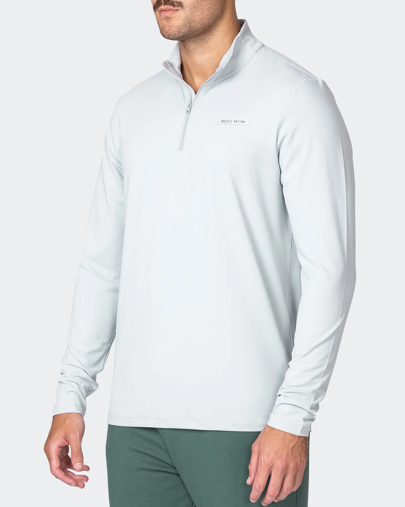 Legacy Long Sleeve Quarter Zip - Gunmetal sold by Muscle Nation product image thumbnail 4