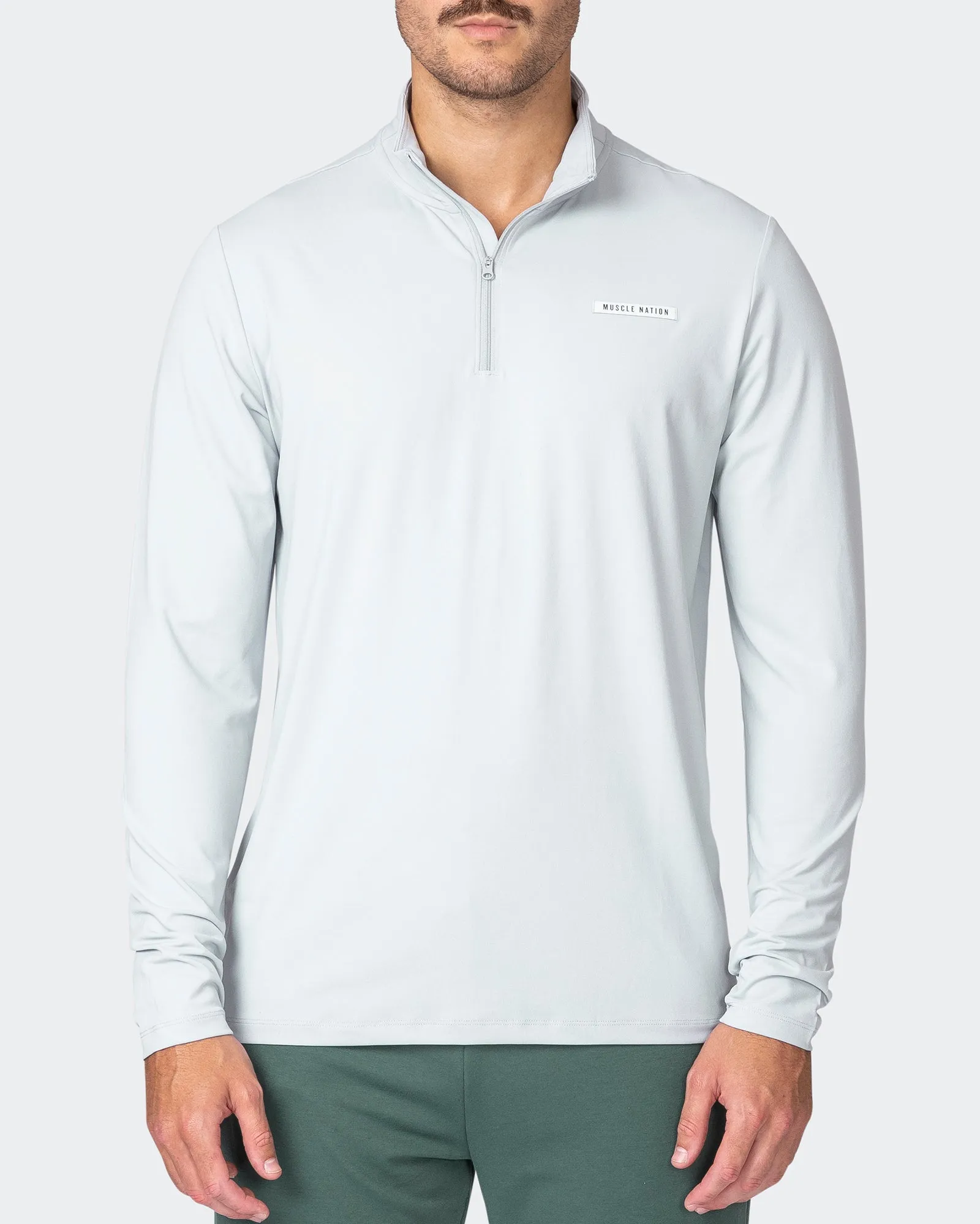 Legacy Long Sleeve Quarter Zip - Gunmetal sold by Muscle Nation product image thumbnail 3