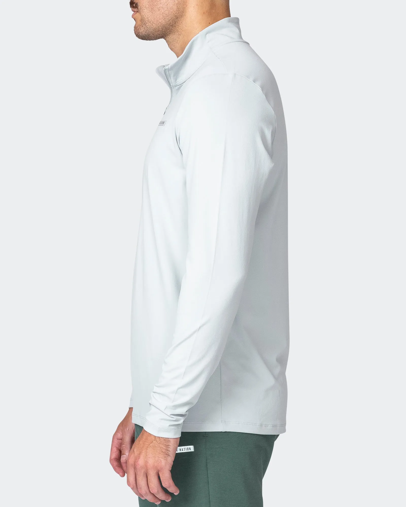 Legacy Long Sleeve Quarter Zip - Gunmetal sold by Muscle Nation product image thumbnail 5