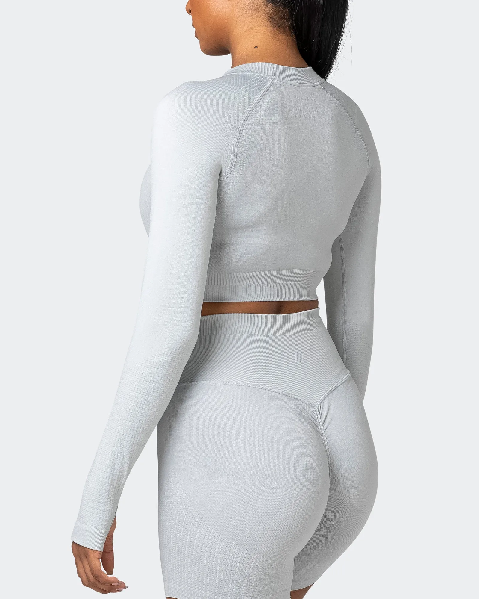 Classic Seamless Long Sleeve Top - Steel sold by Muscle Nation product image thumbnail 5