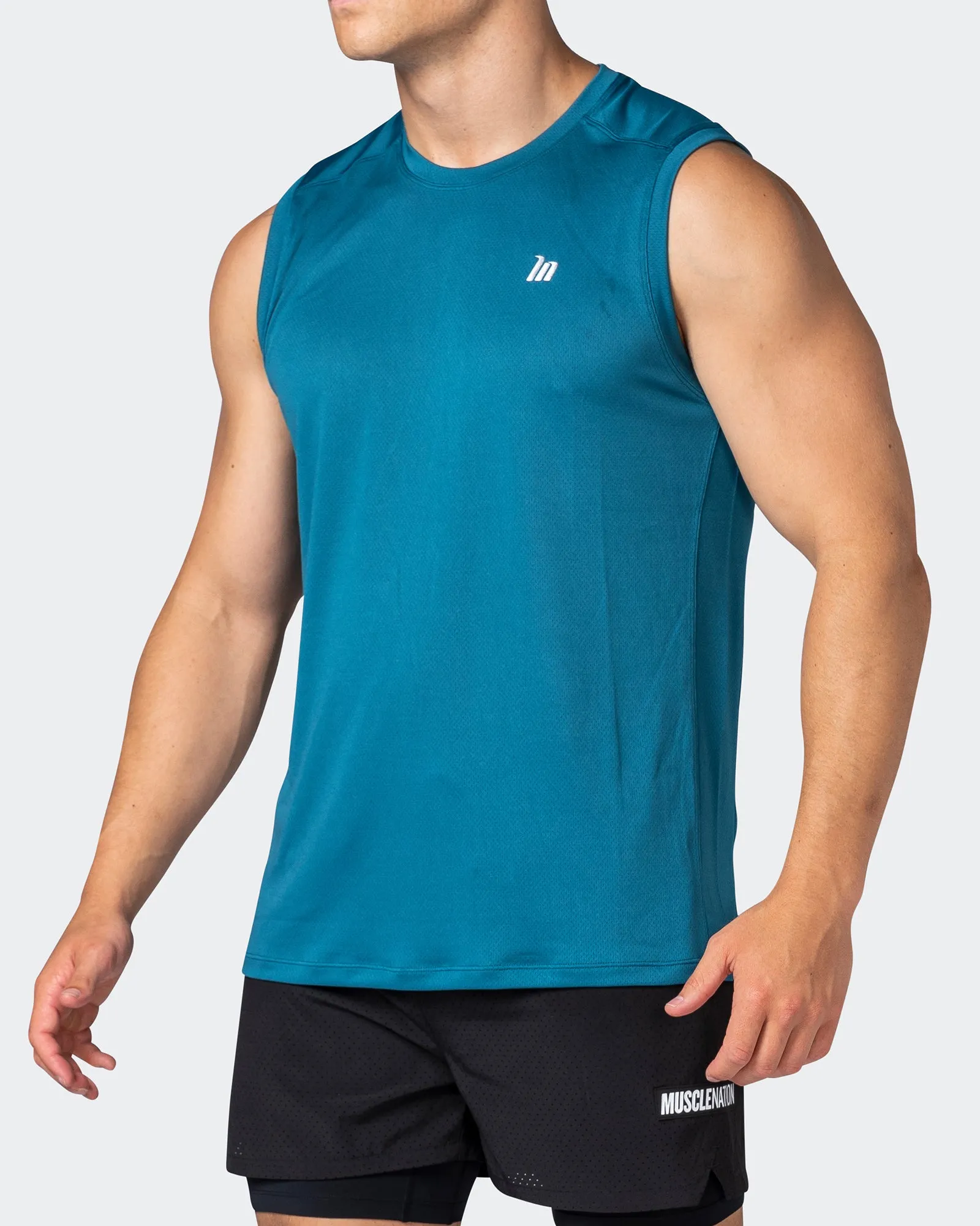 New Heights Running Tank - Marine sold by Muscle Nation product image thumbnail 4