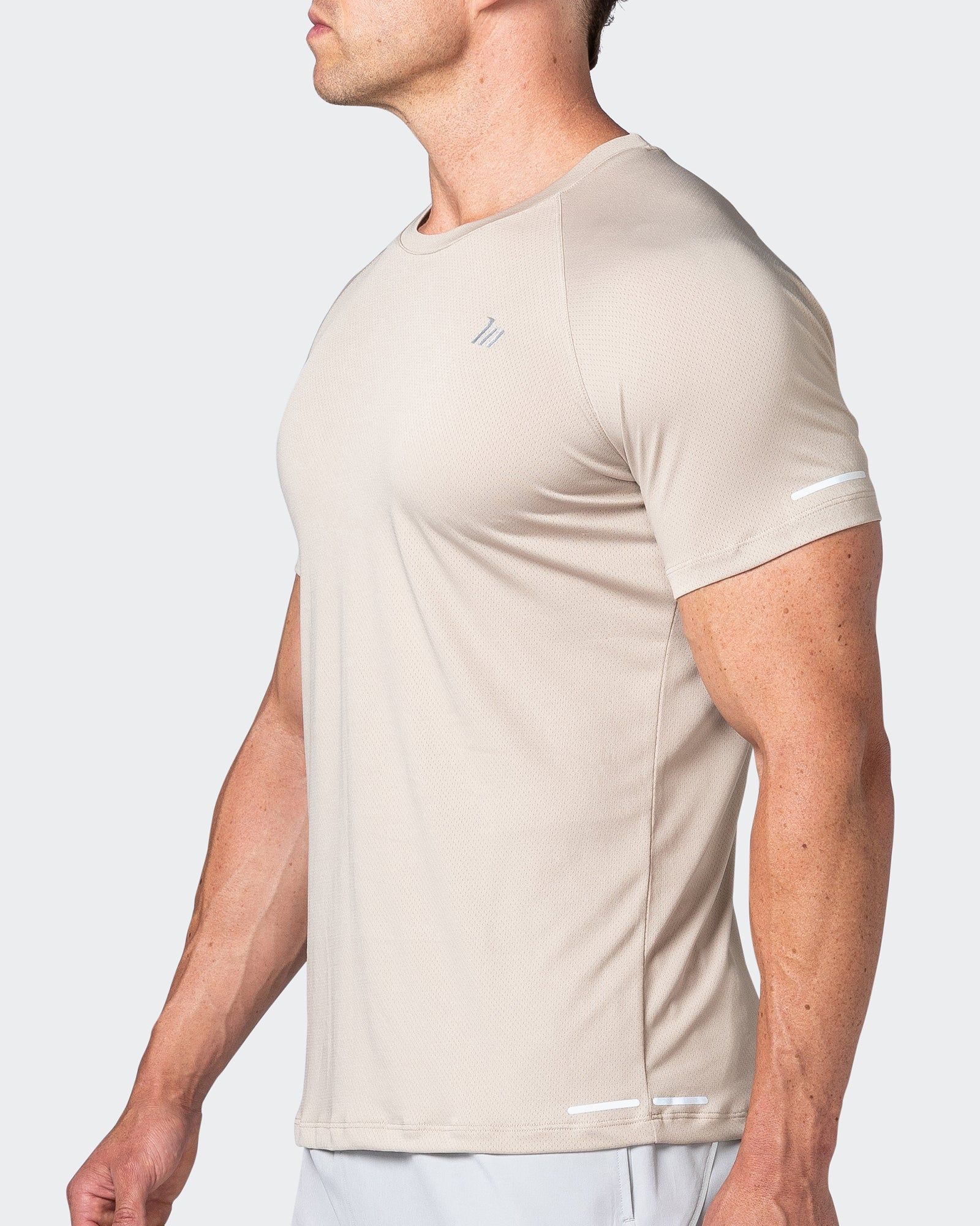 Reflective Training Tee - Bone sold by Muscle Nation product image thumbnail 4