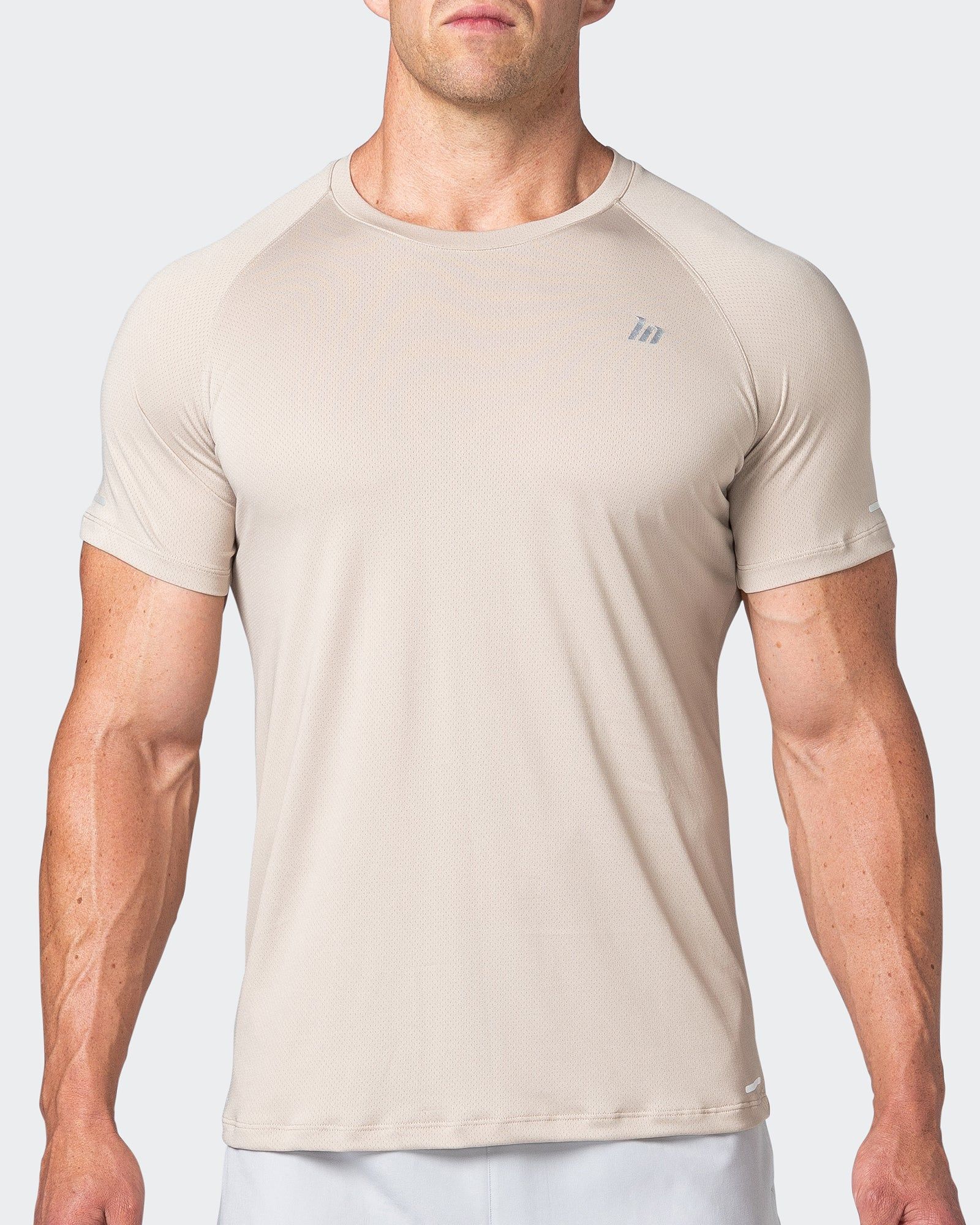 Reflective Training Tee - Bone sold by Muscle Nation product image thumbnail 2