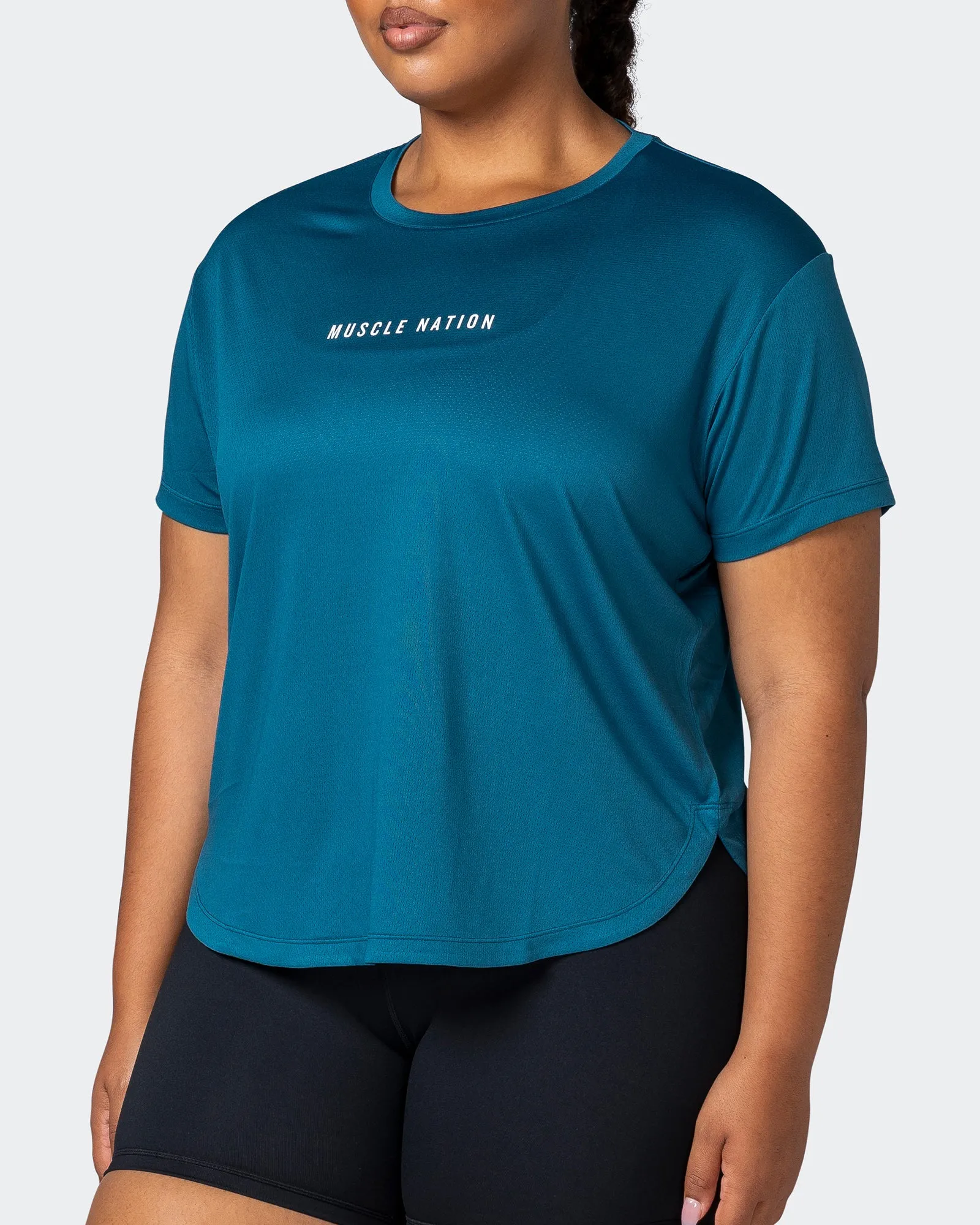 Limitless Training Tee - Marine sold by Muscle Nation product image thumbnail 3