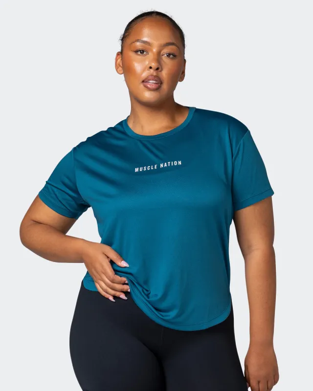 Limitless Training Tee - Marine made by Muscle Nation