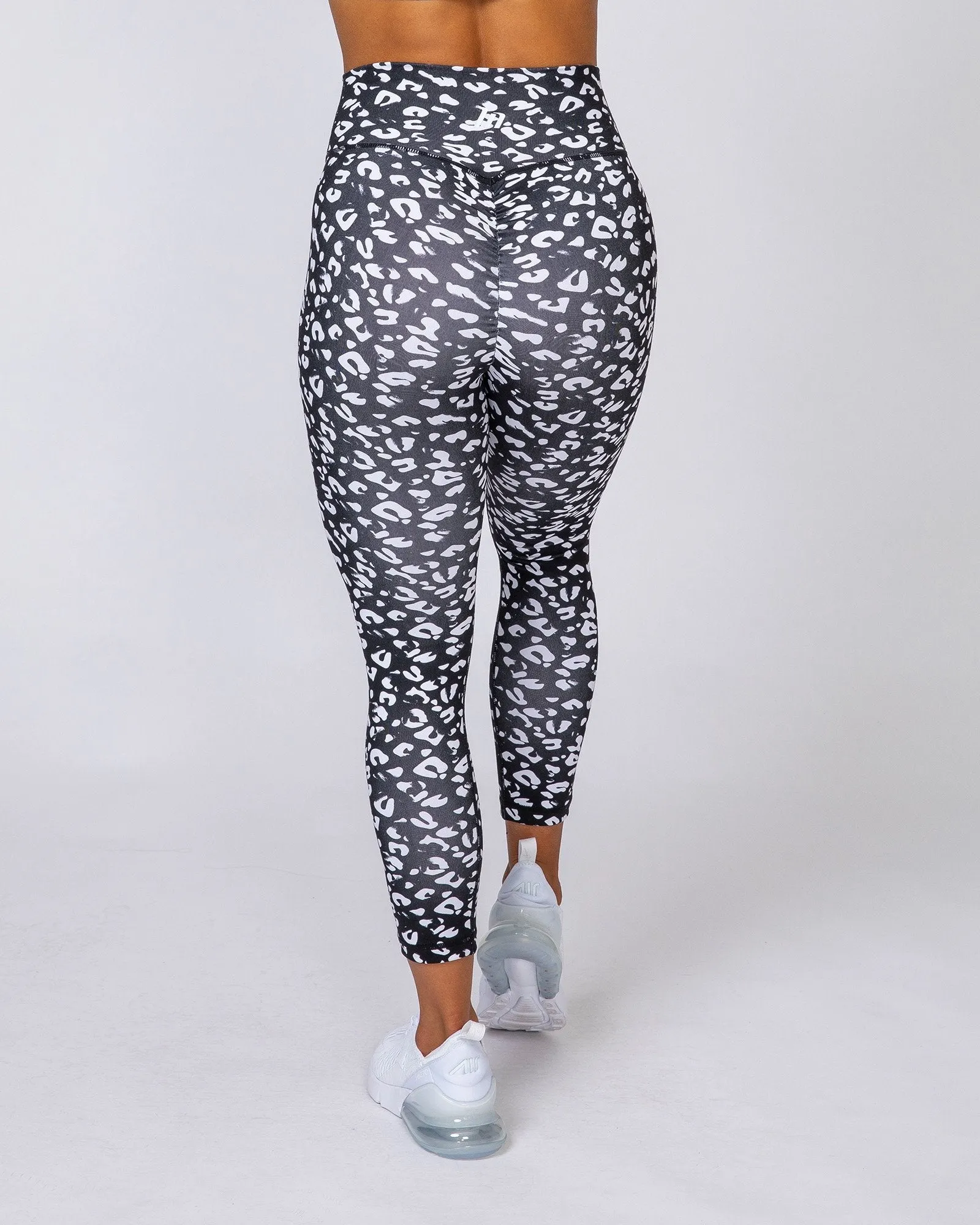 Signature Scrunch 7/8 Leggings - Black Leopard sold by Muscle Nation product image thumbnail 3
