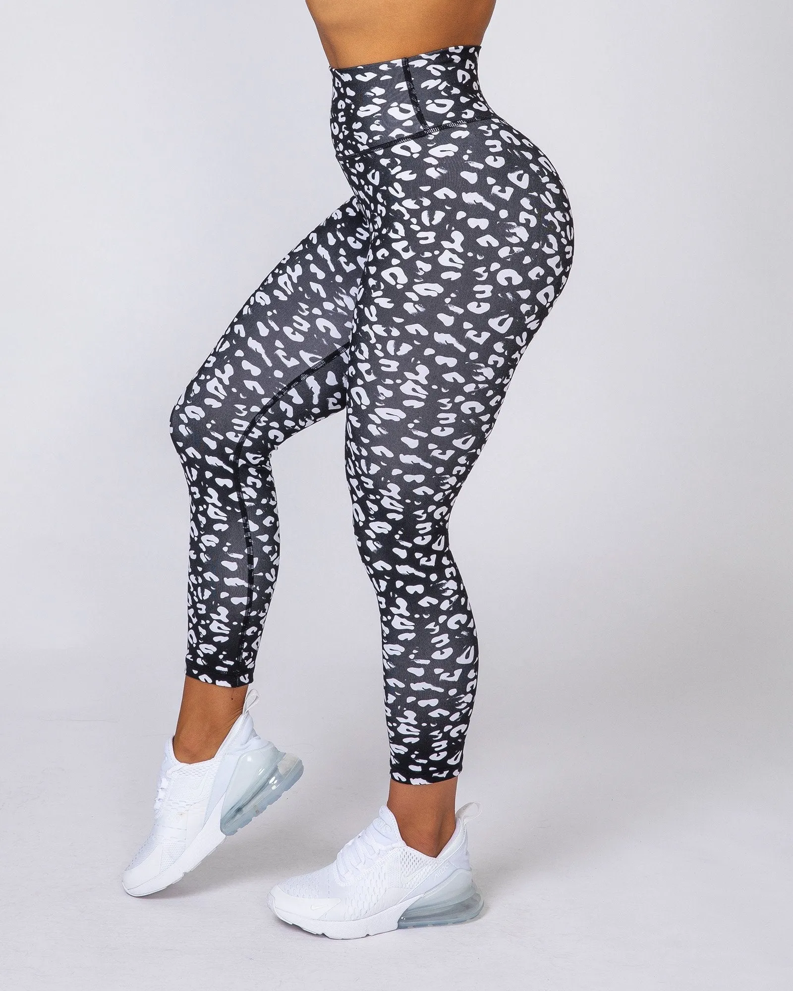 Signature Scrunch 7/8 Leggings - Black Leopard sold by Muscle Nation product image thumbnail 5