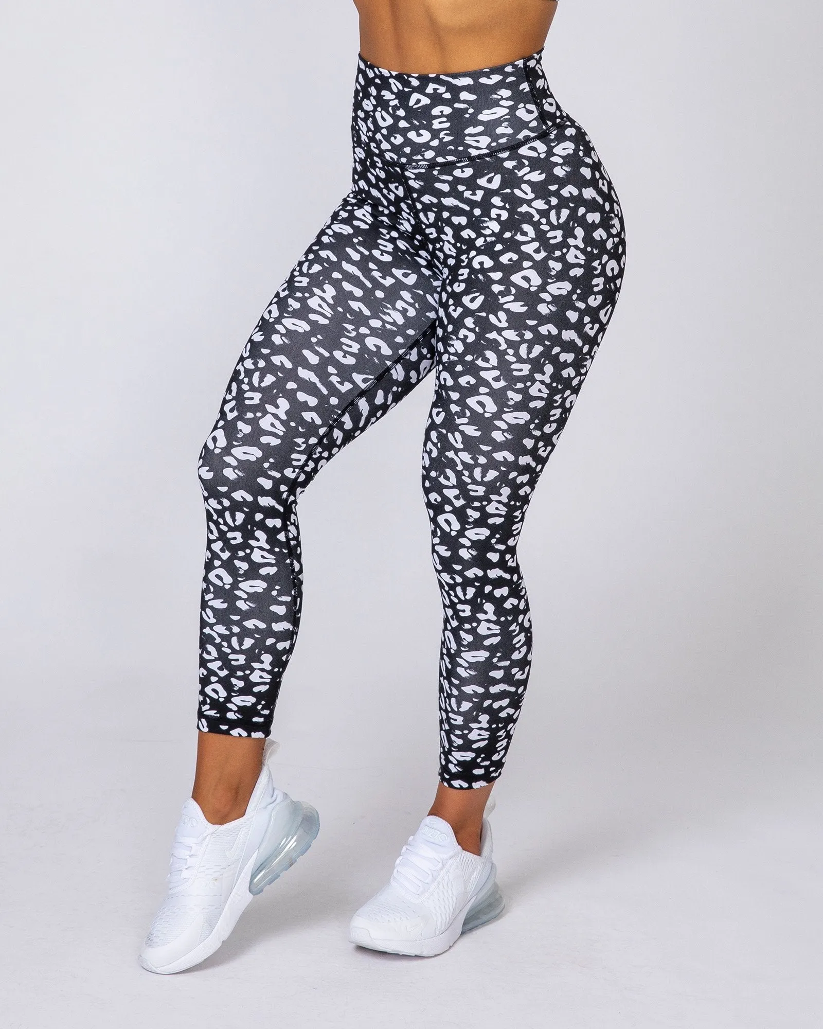 Signature Scrunch 7/8 Leggings - Black Leopard sold by Muscle Nation product image thumbnail 2