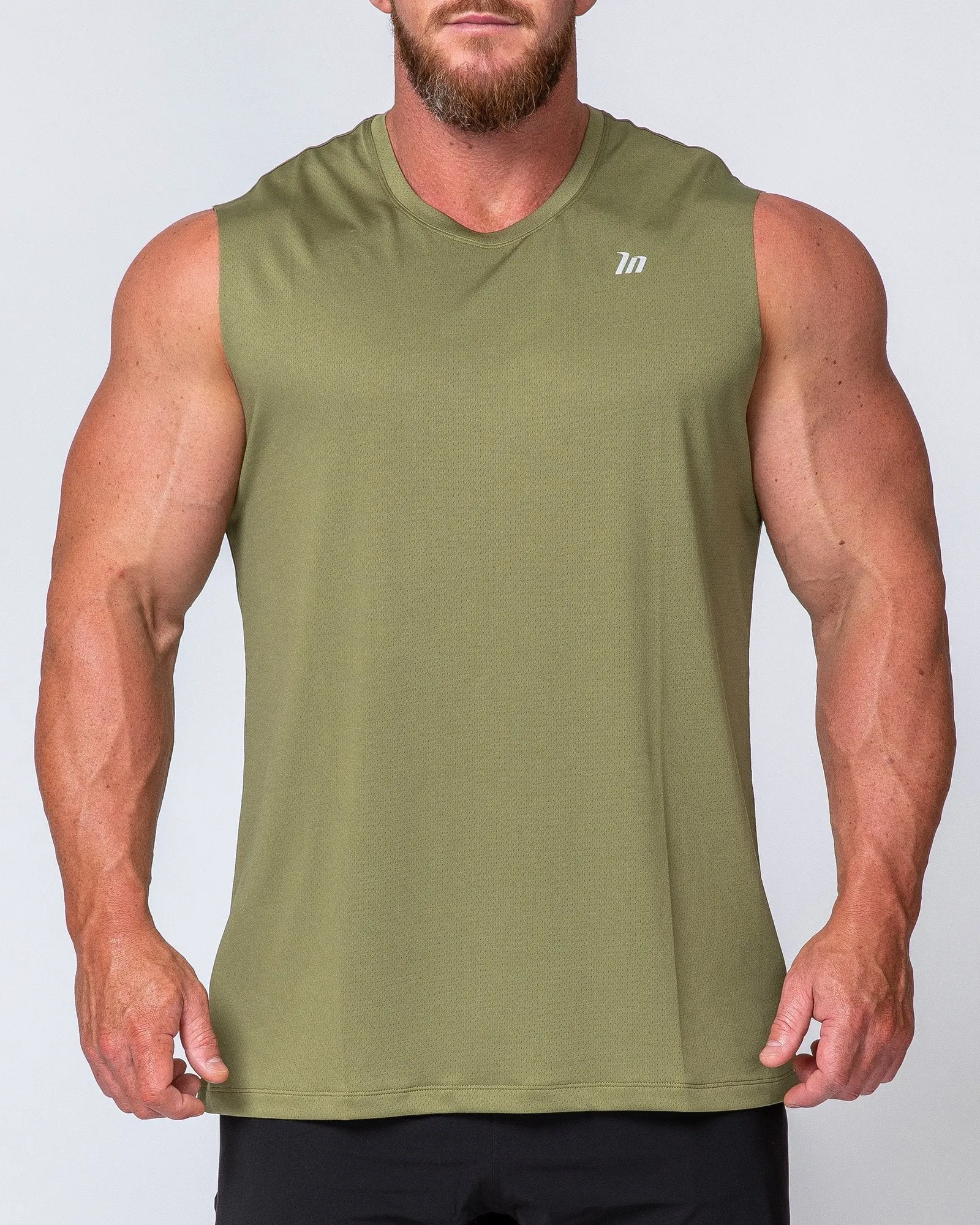 Running Tank - Olive sold by Muscle Nation product image thumbnail 3