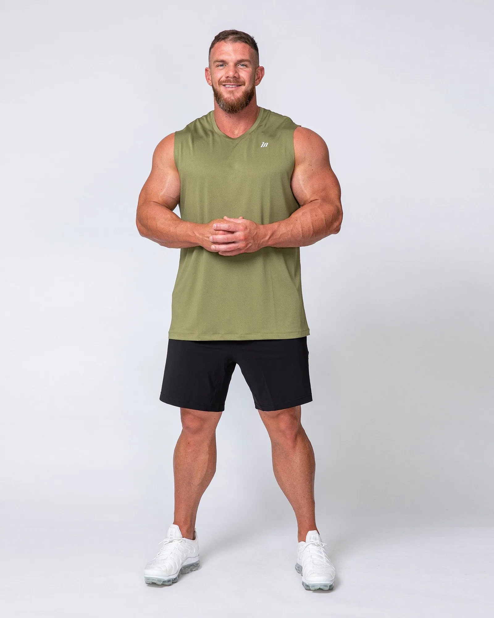 Running Tank - Olive sold by Muscle Nation product image thumbnail 2