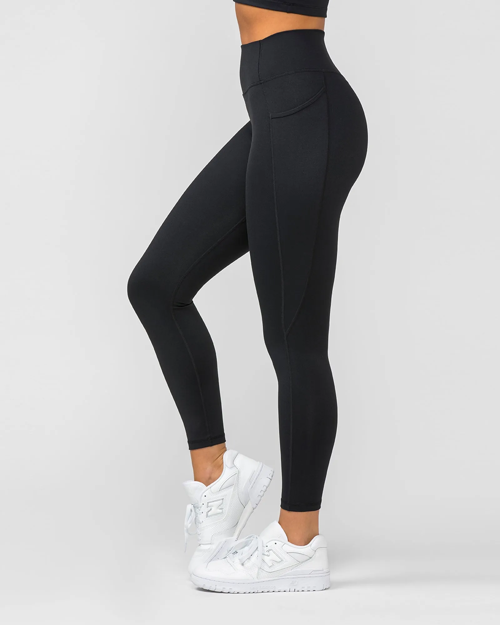 Signature Pocket Ankle Length Leggings - Black sold by Muscle Nation product image thumbnail 5