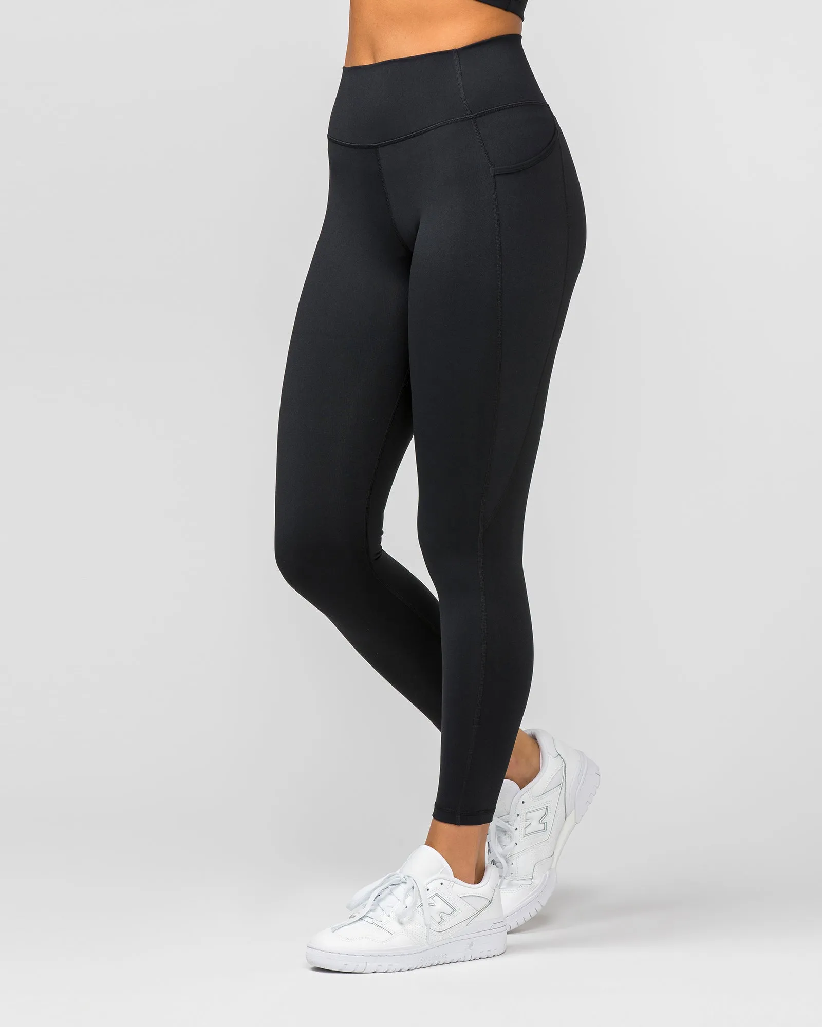 Signature Pocket Ankle Length Leggings - Black sold by Muscle Nation product image thumbnail 2