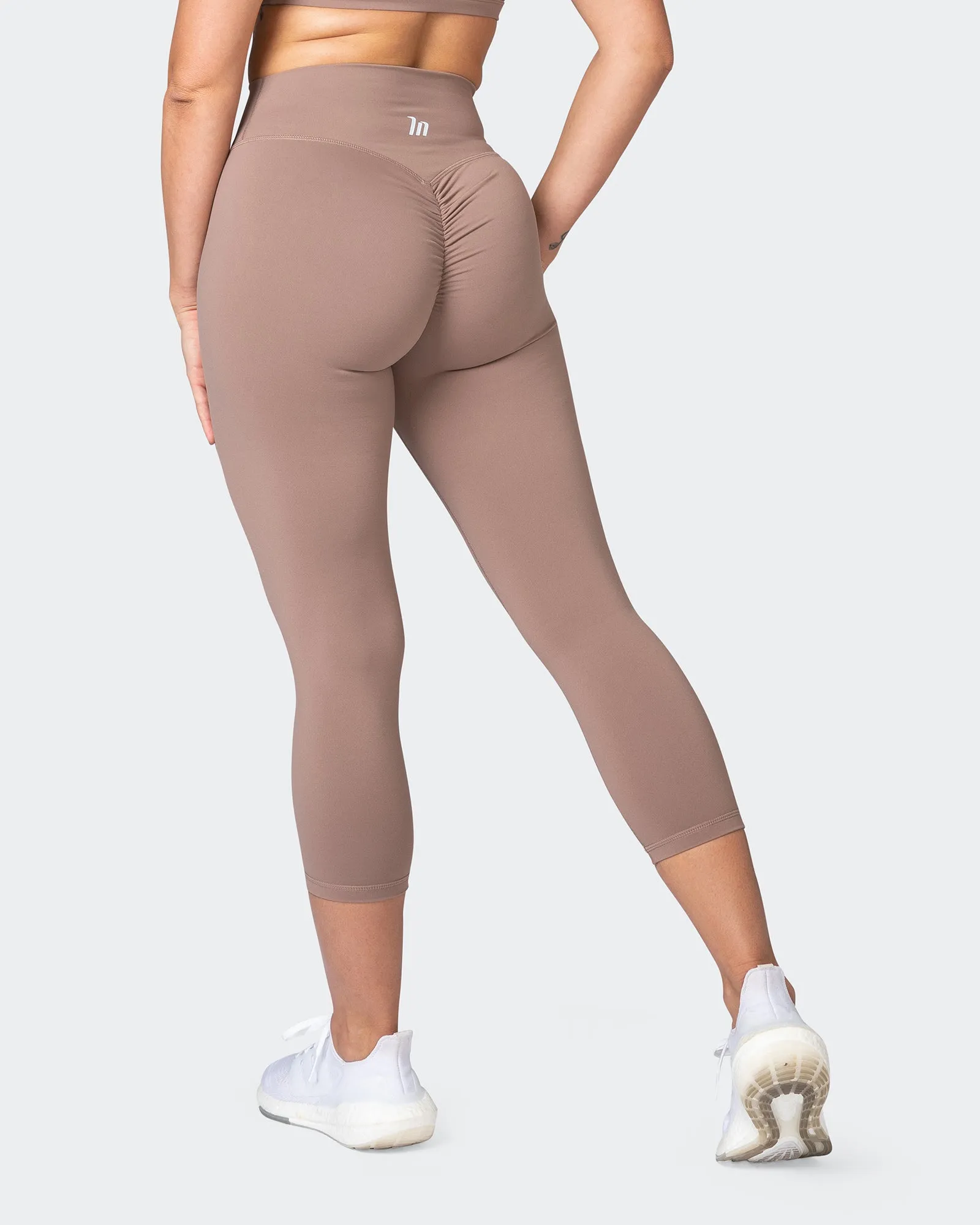 Signature Scrunch 7/8 Leggings - Praline sold by Muscle Nation