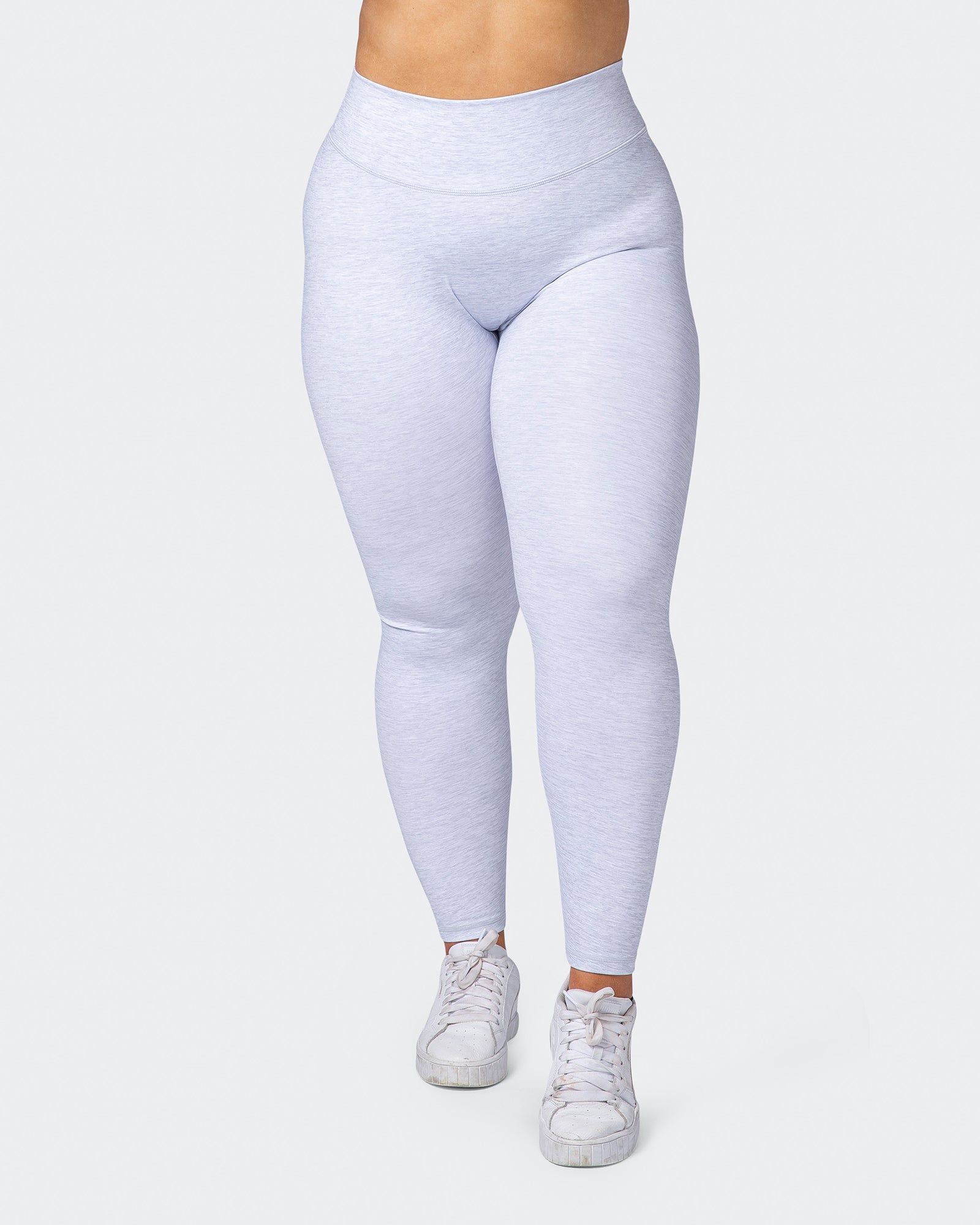 Zero Rise Everyday Ankle Length Leggings - White Grey Marl sold by Muscle Nation product image thumbnail 2