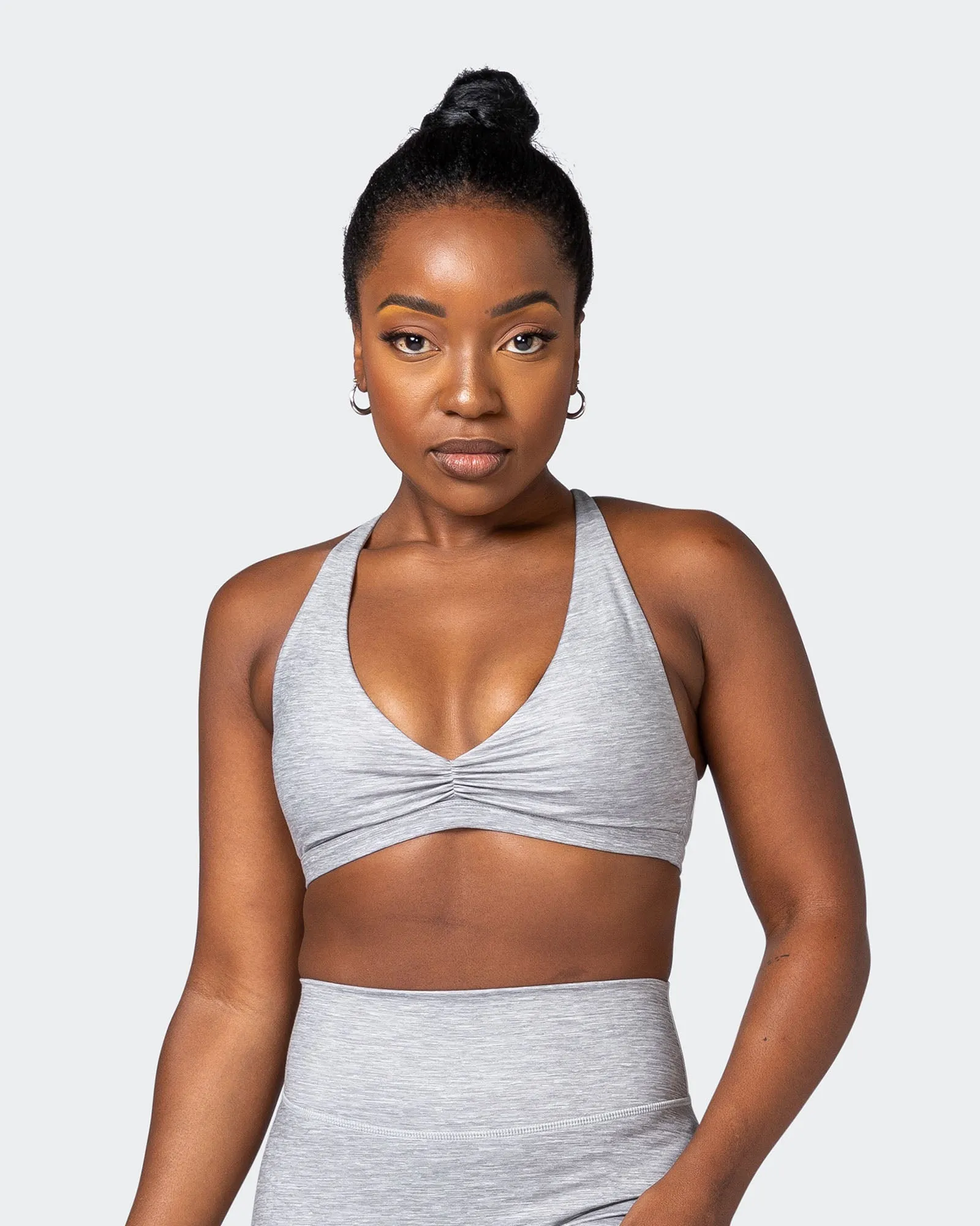 Stride Bralette - Quiet Grey Marl sold by Muscle Nation